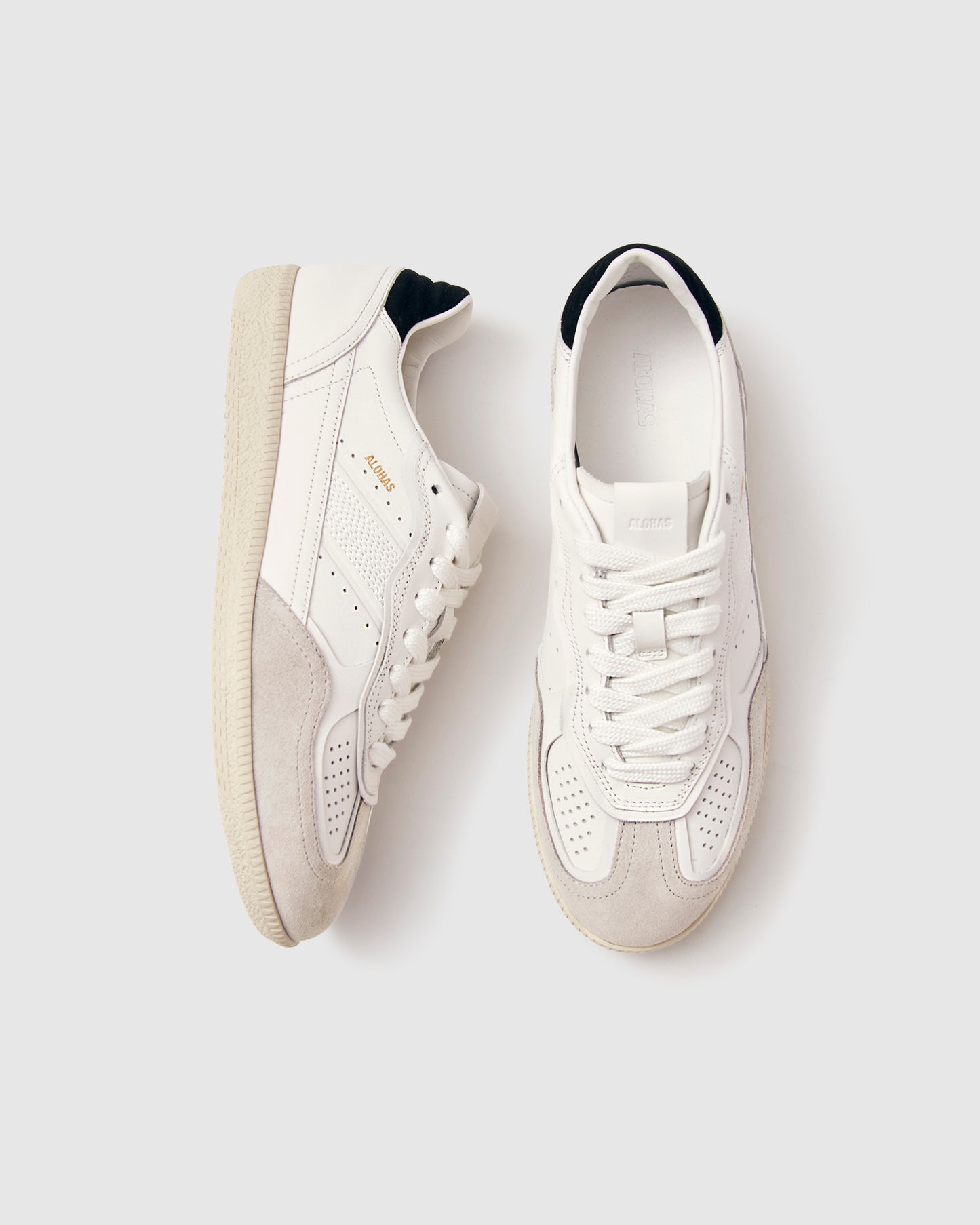 Tb.490 White Leather Sneakers