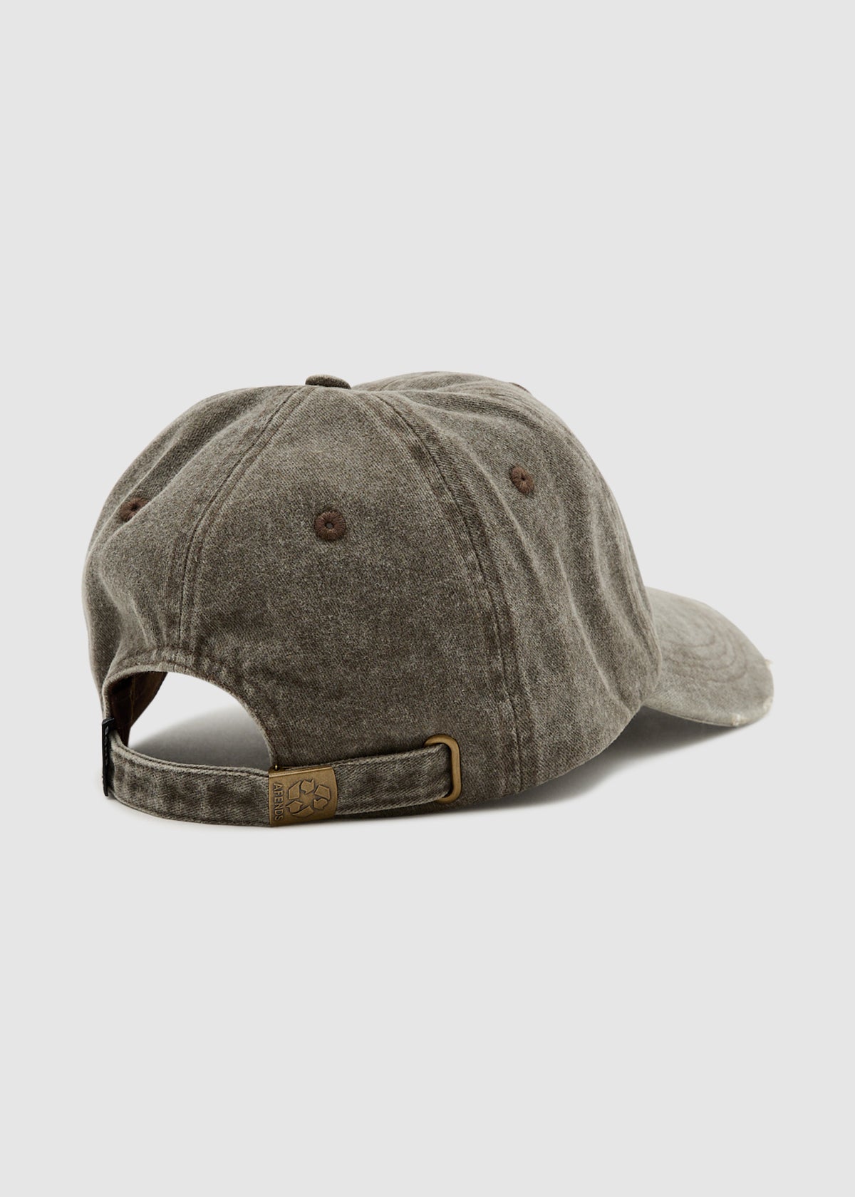 Fatigued Panelled Cap COFFEE
