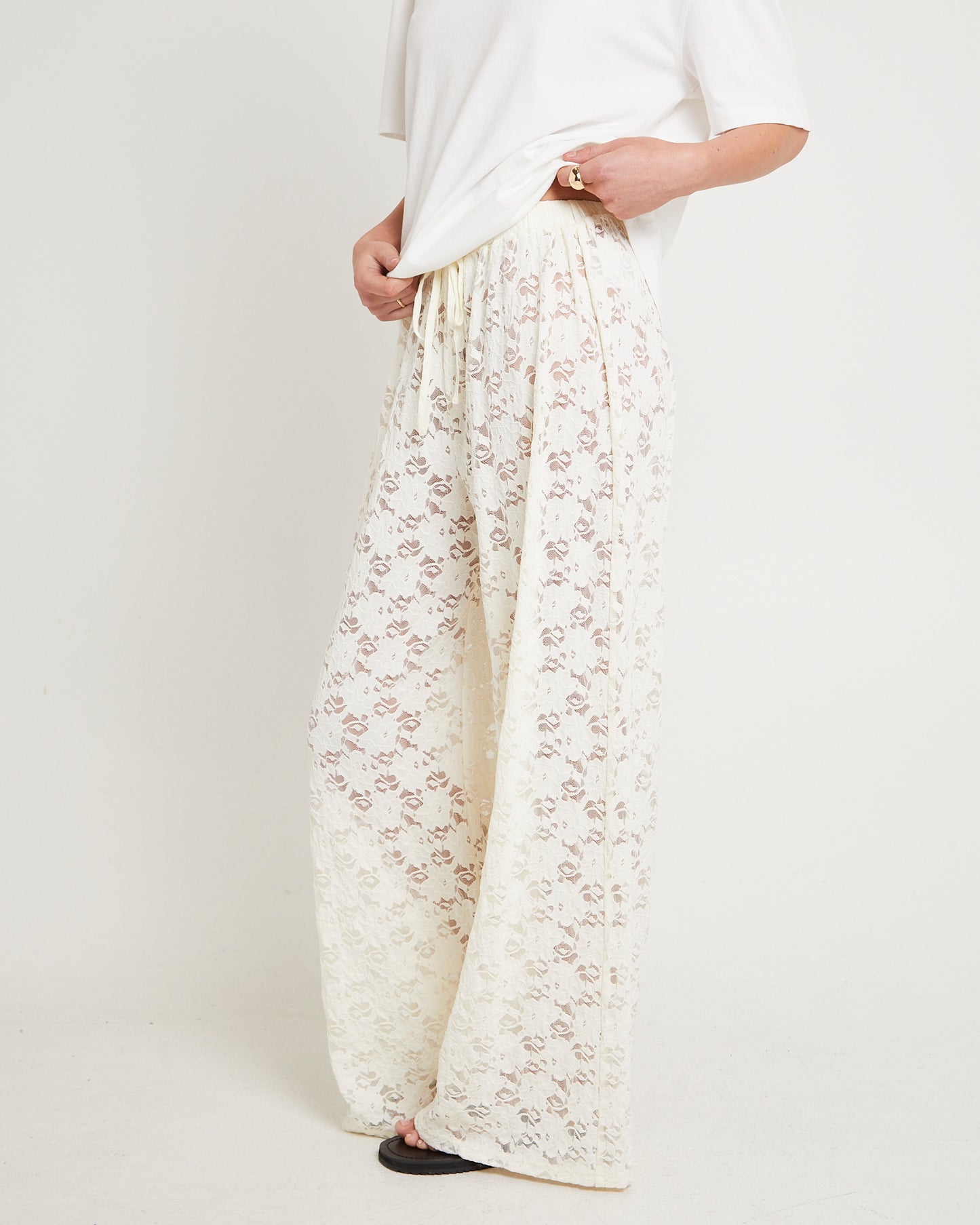 Jasmine Lace Relaxed Pants