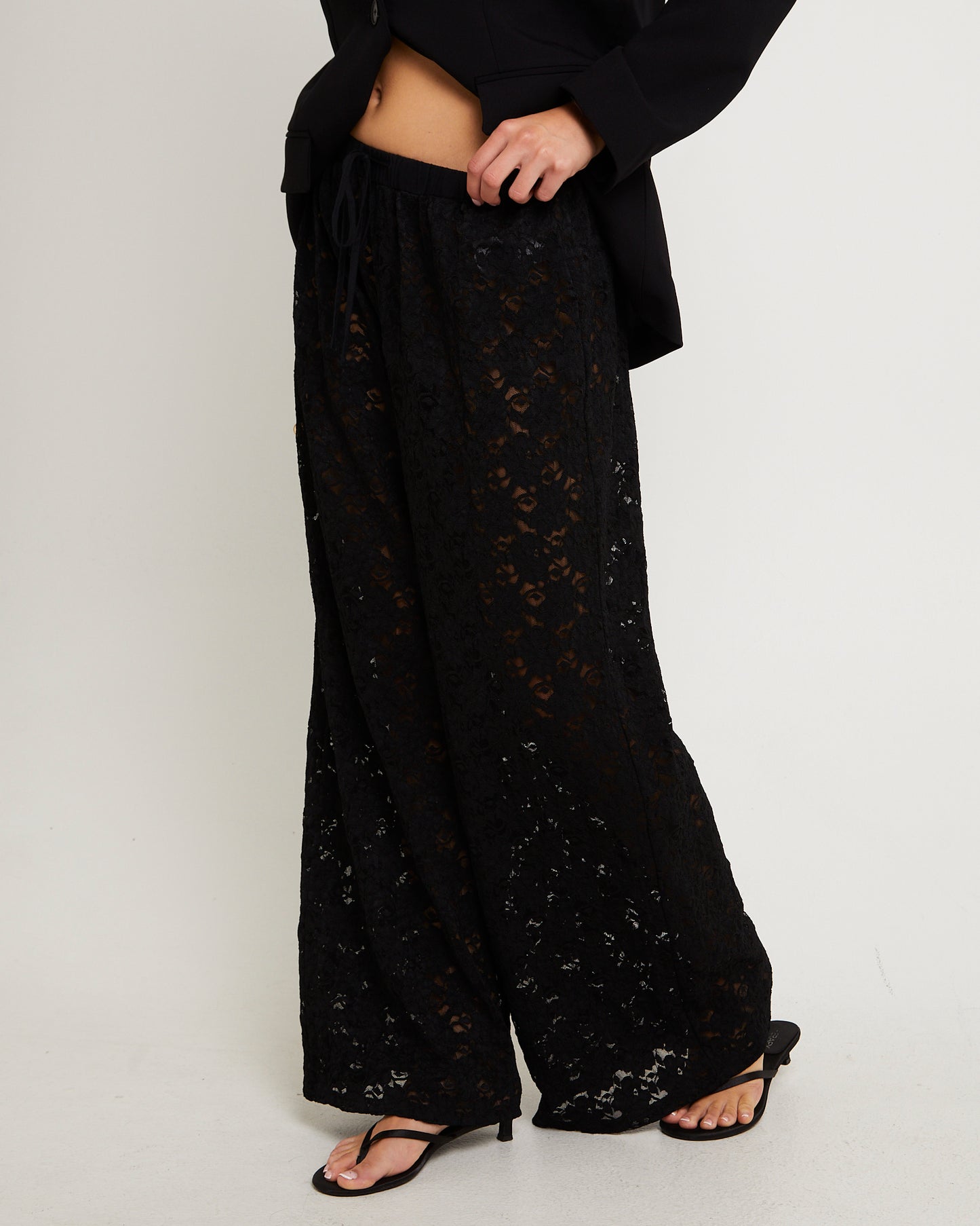 Jasmine Lace Relaxed Pants