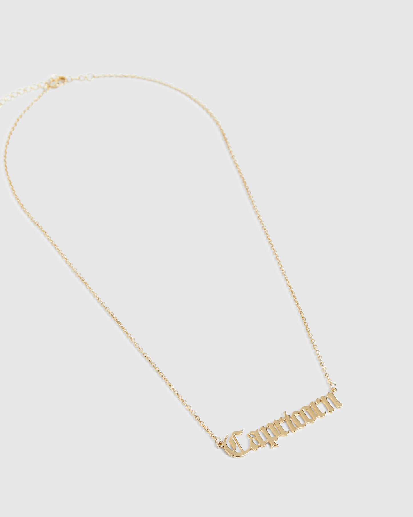 14k Capricorn Star Sign Necklace