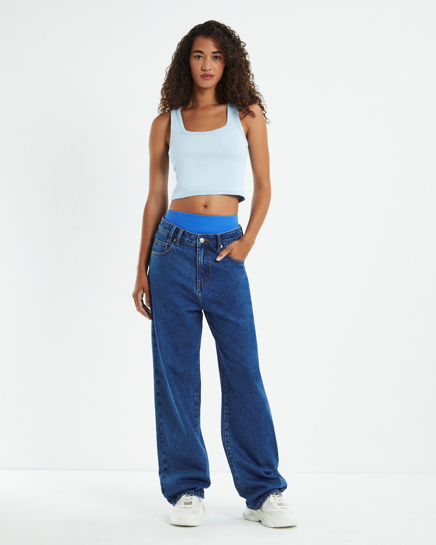 Super Scoop Classic Tank Top Ice Blue