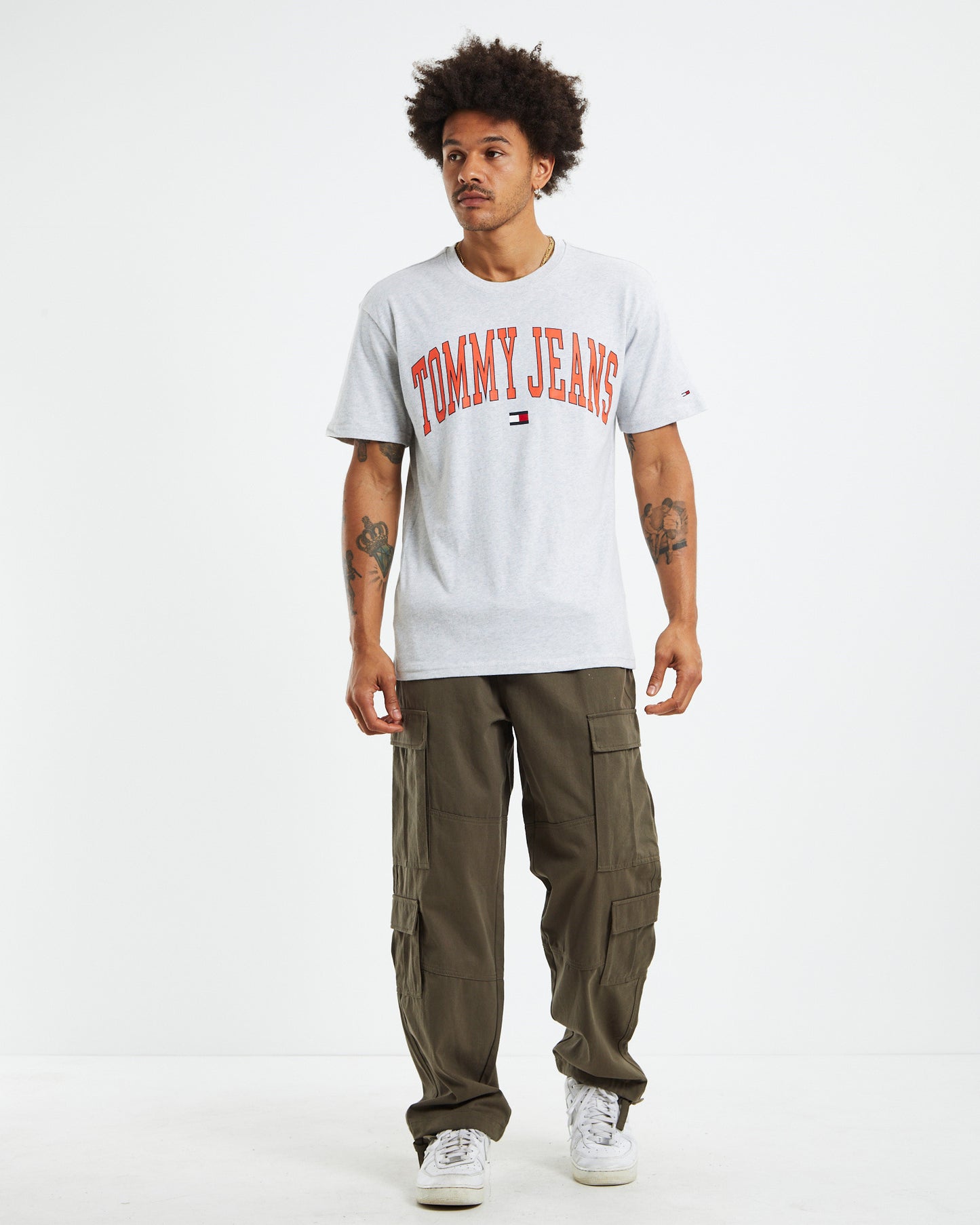 TJM Classic Collegiate T-Shirt Silver Grey