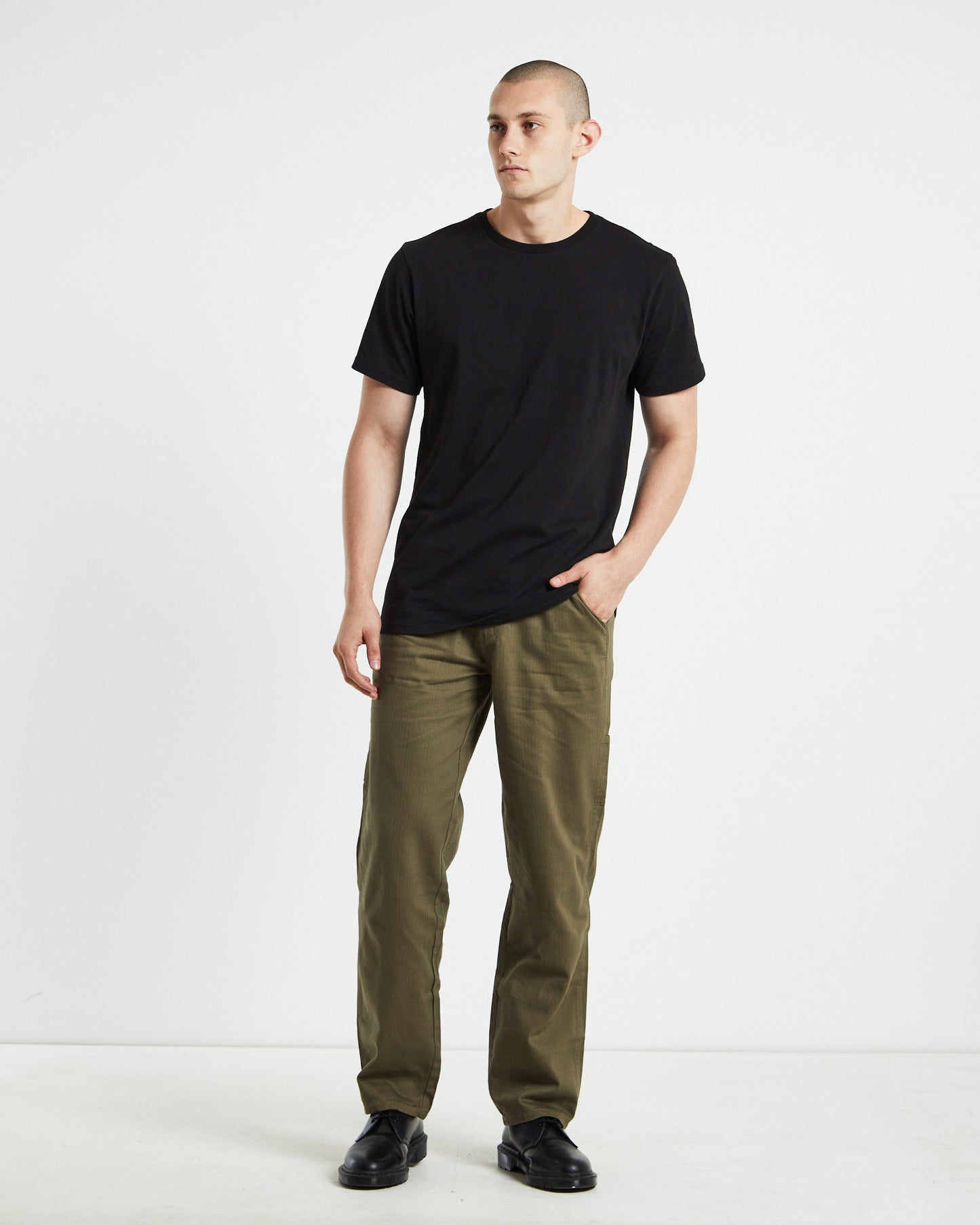 Distend VT Pant Herringbone Green