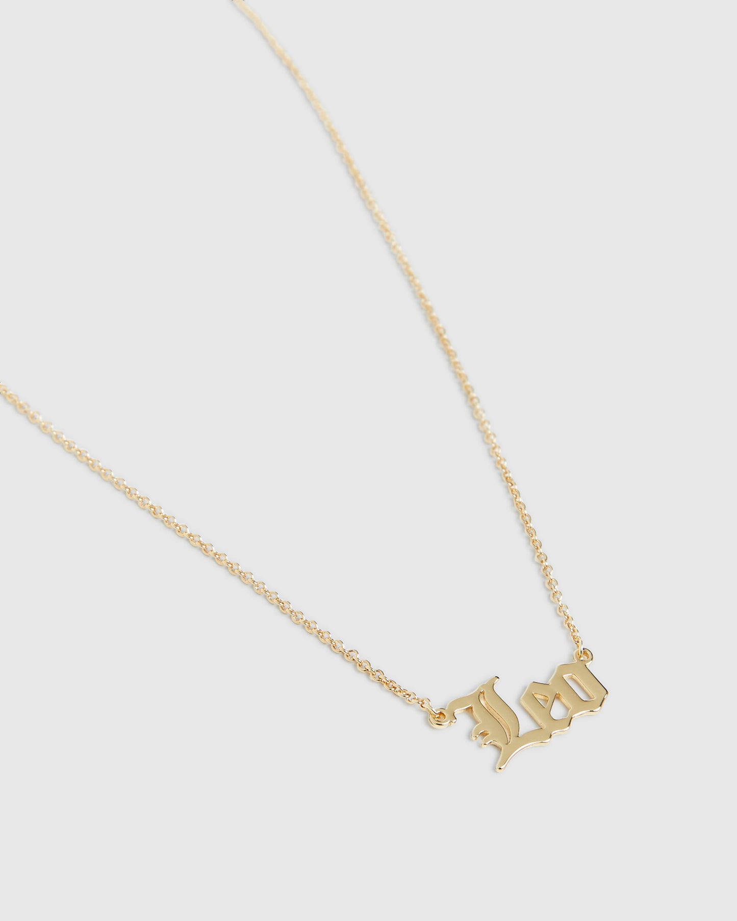 14k Gold Leo Star Sign Necklace