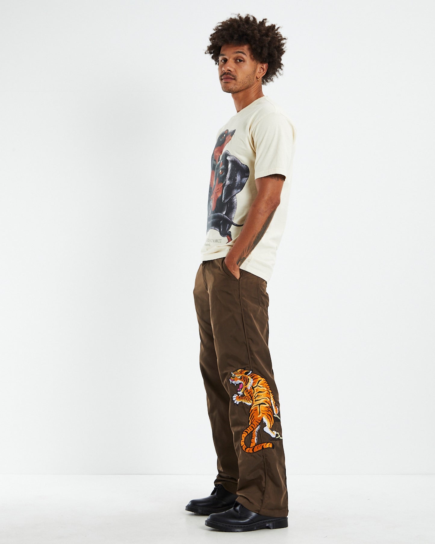 Man Eater Flight Pants Brown
