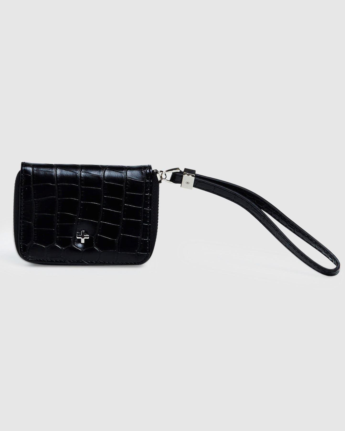 Beckett Wallet Black Croc