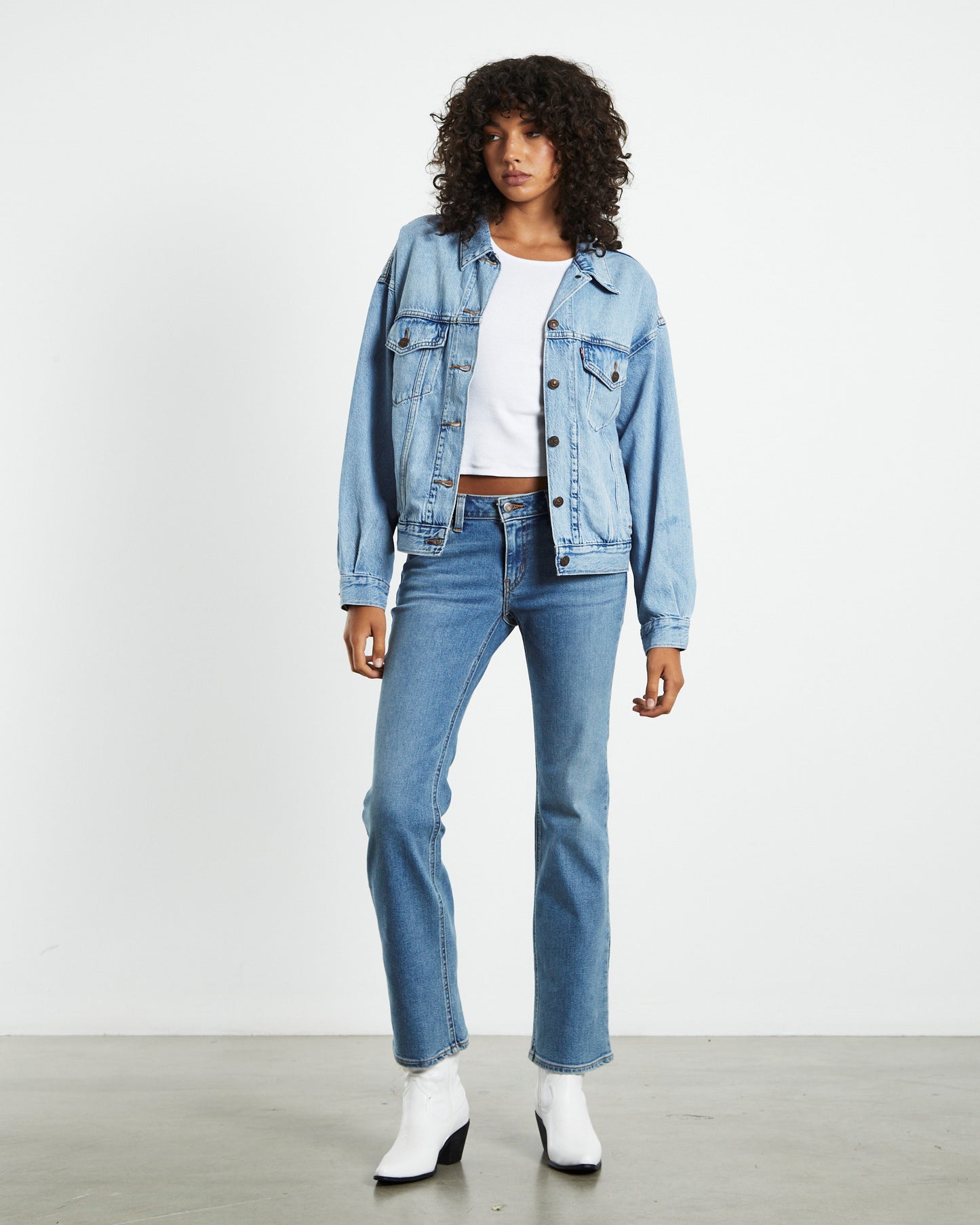 Dorsey XL Western Denim Jacket Long Journey 1 Blue