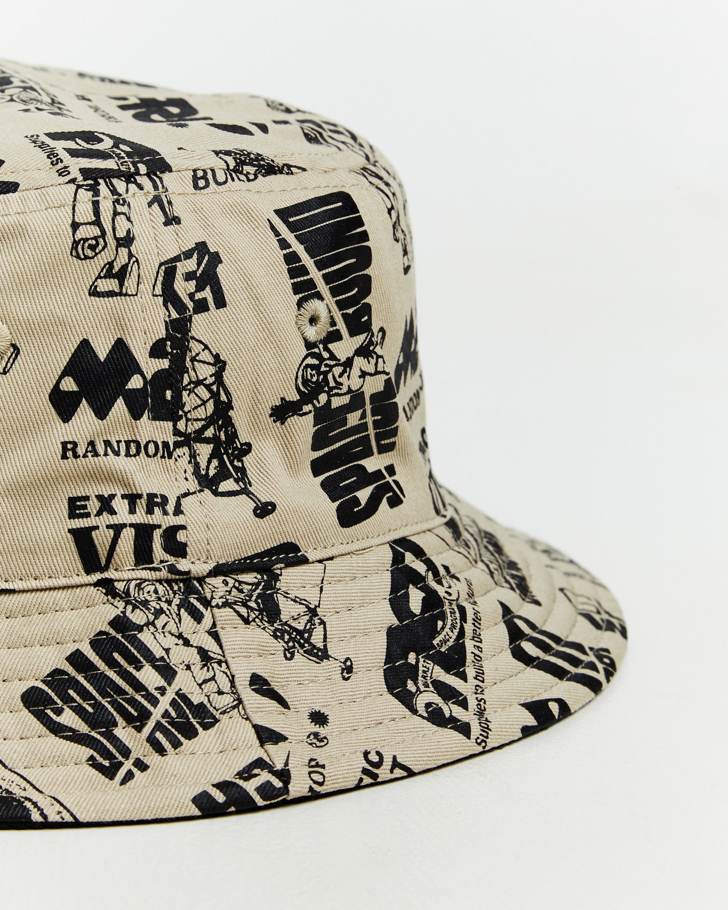 Destination Unknown Bucket Hat Cream