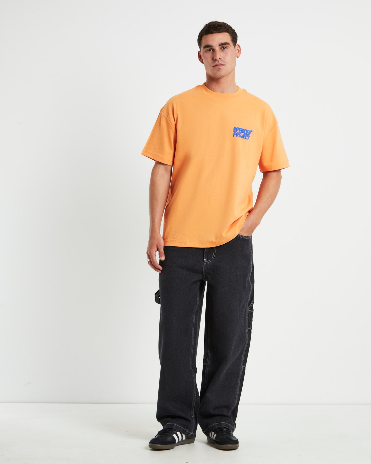Puffy Short Sleeve T-Shirt in Orange