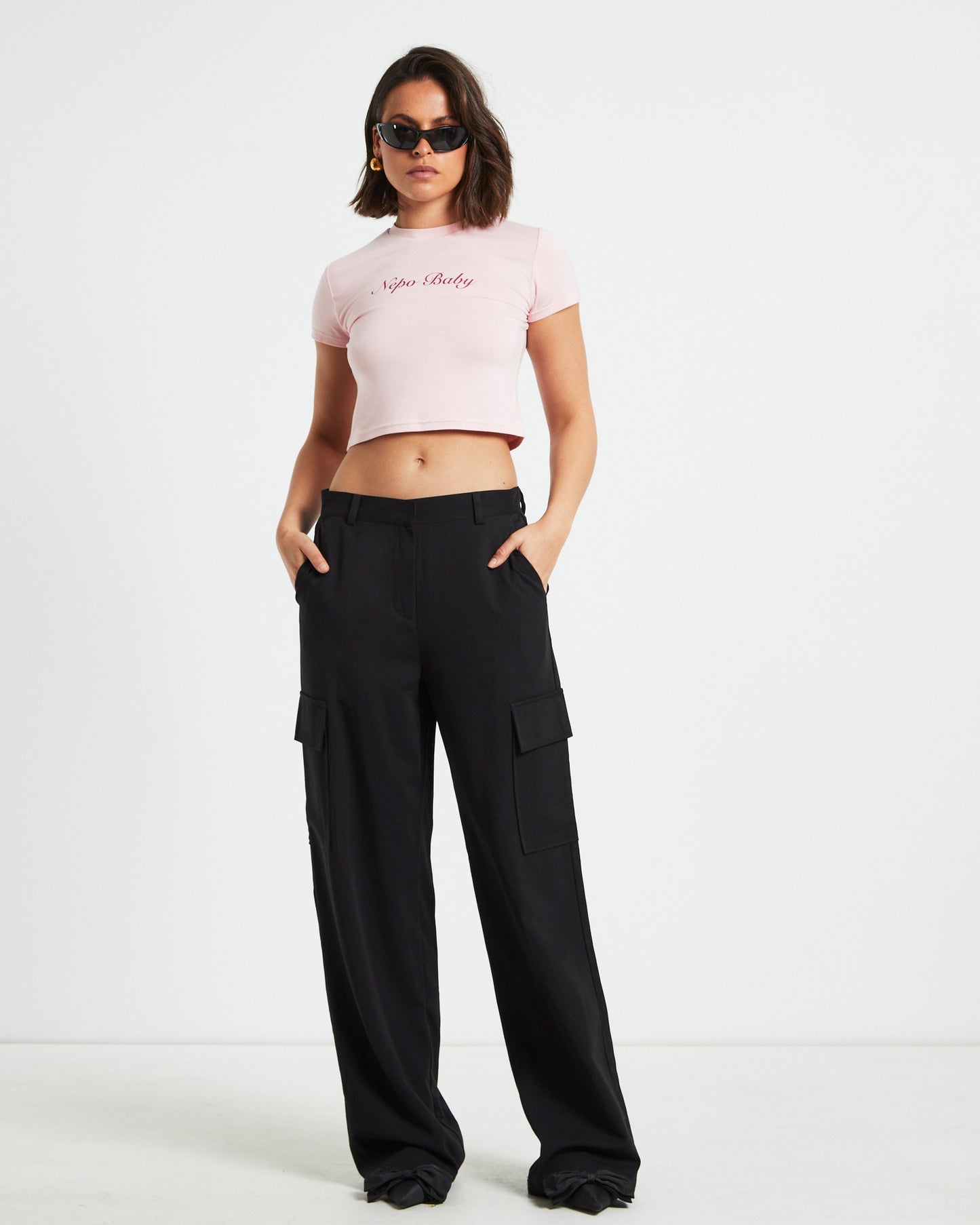 Nepo Baby Tee in Pink