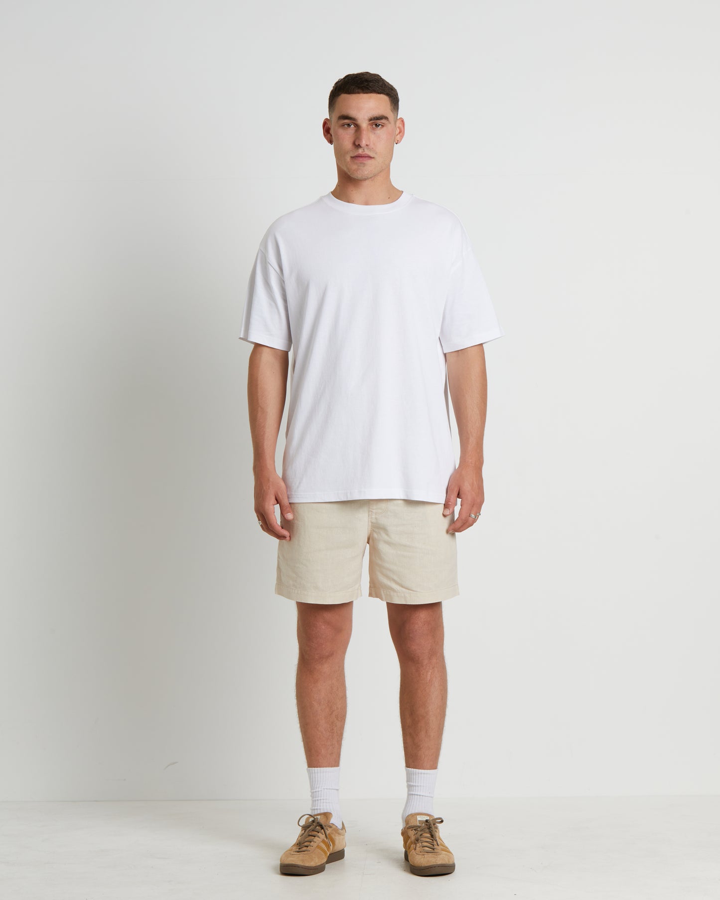Puglia Linen Shorts in Natural