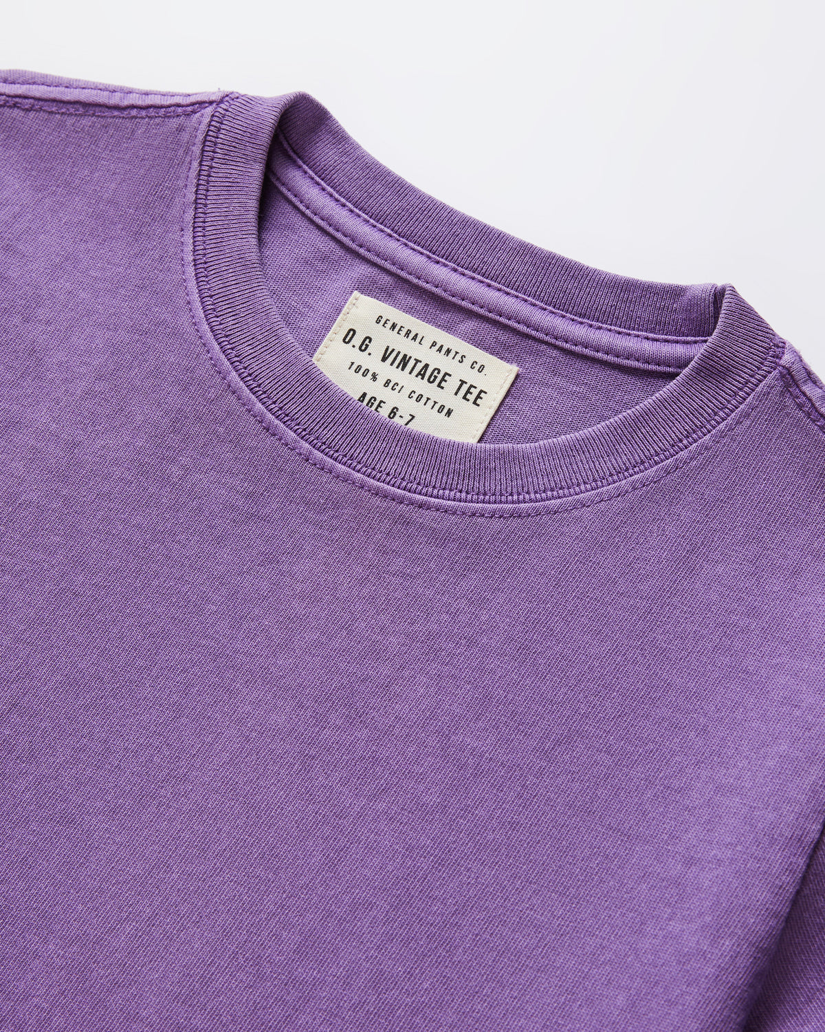 Boys OG Vintage Short Sleeve T-Shirt in Ultraviolet PURPLE