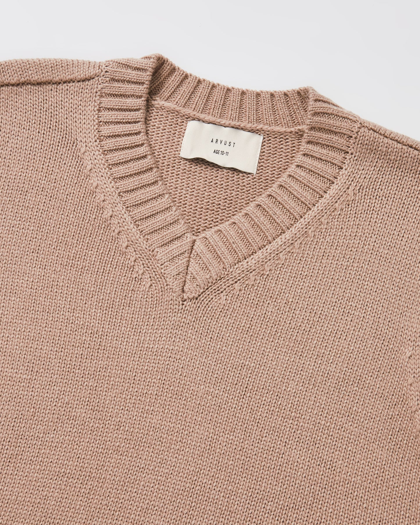 Teen Boys Sunday Box Knit Vest in Tan