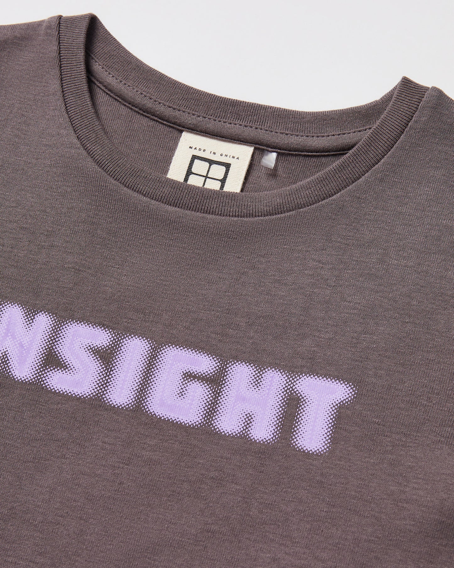 Teen Girls Longline Short Sleeve T-Shirt in Grey