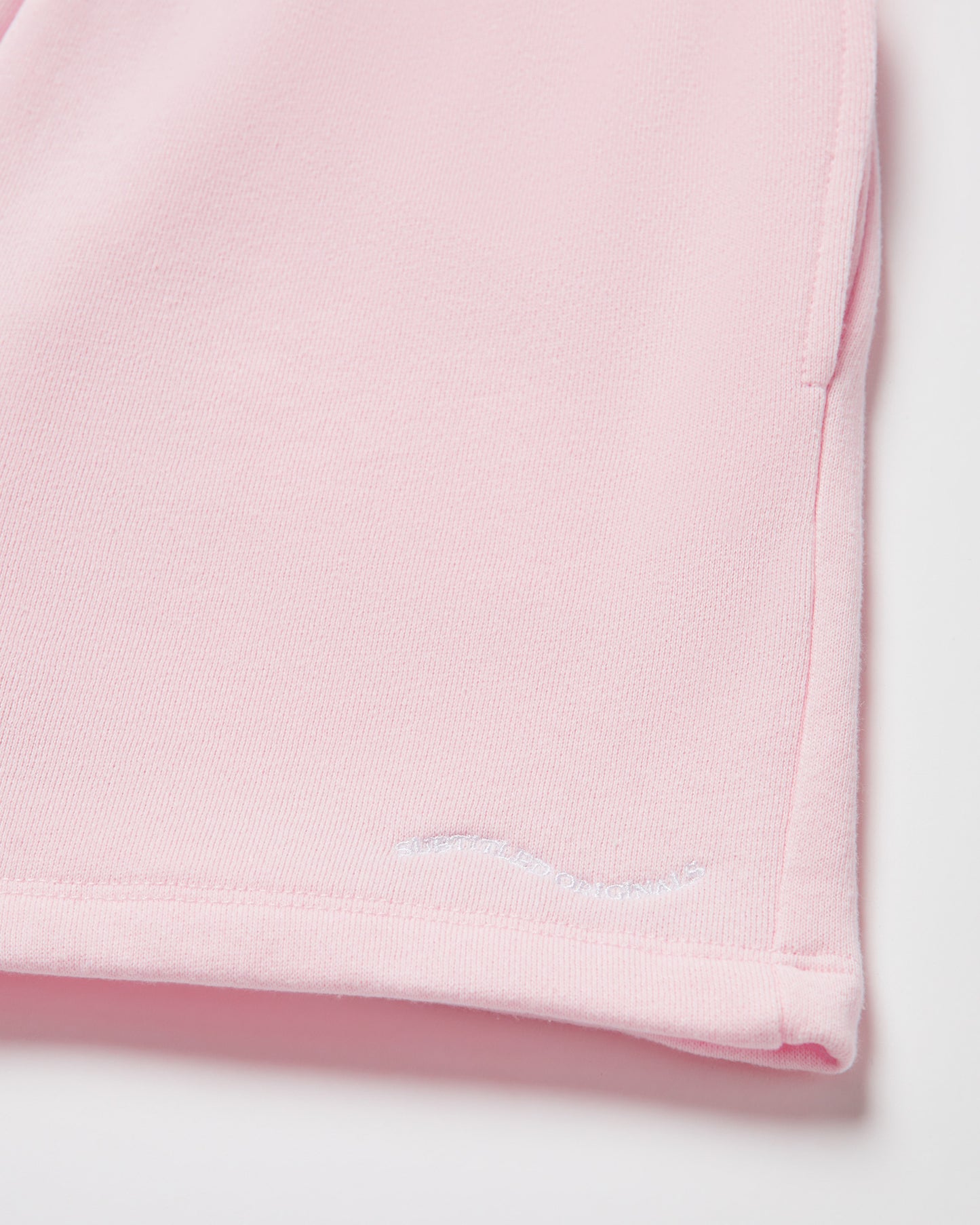 Teen Girls Pull On Fleece Shorts in Ballet Pink