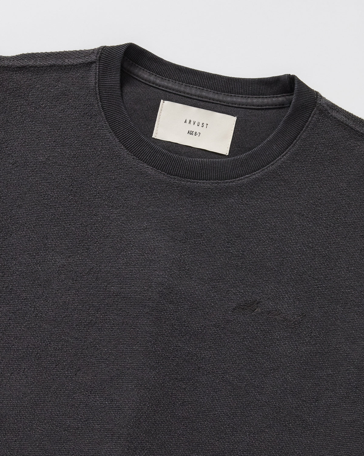 Boys Ramona Linen Short Sleeve T-Shirt in Black BLACK