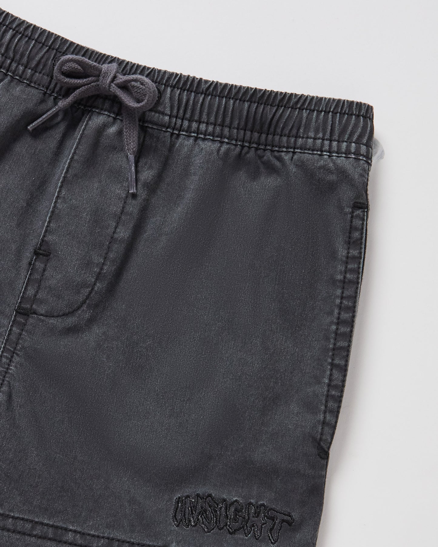 Boys Dive Boardshort in Washed Black
