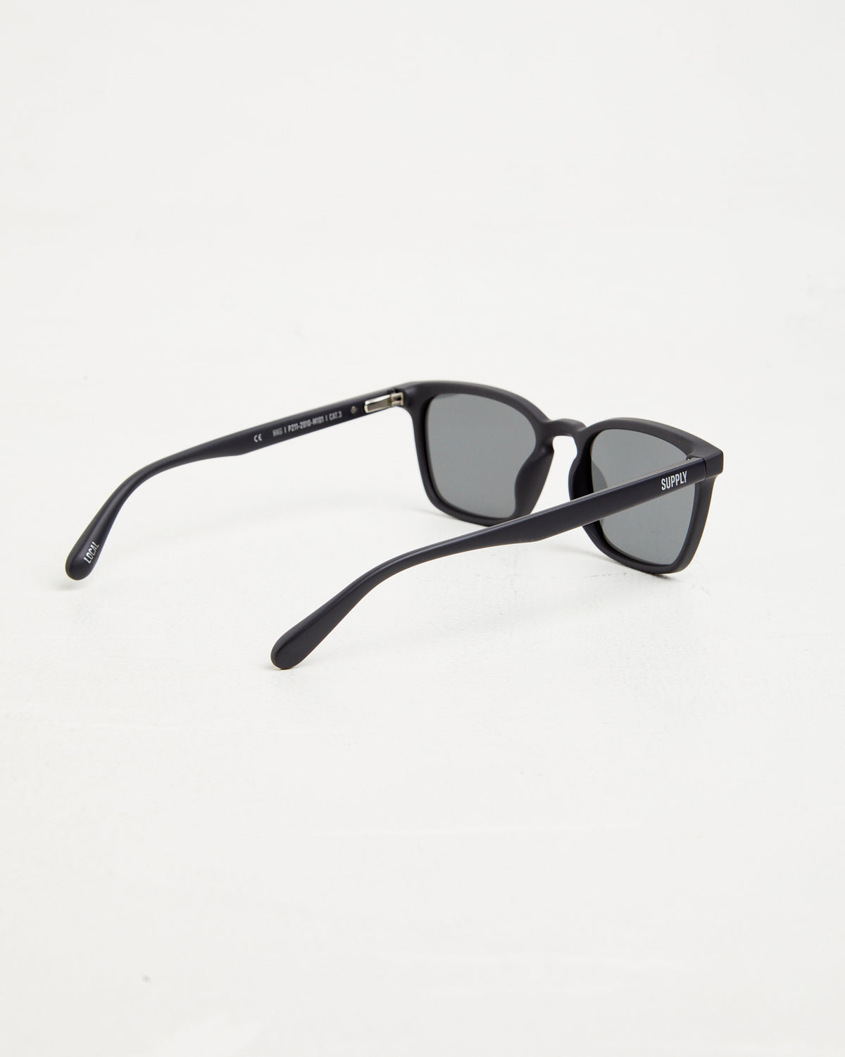 HKG Sunglasses in Matte Black/Dark Grey BLACK