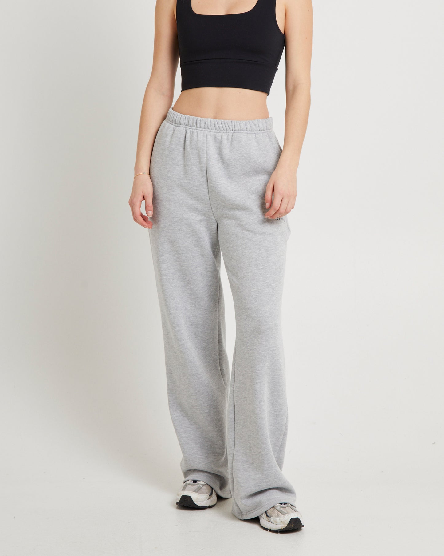 Subtitled Straight Leg Trackpants