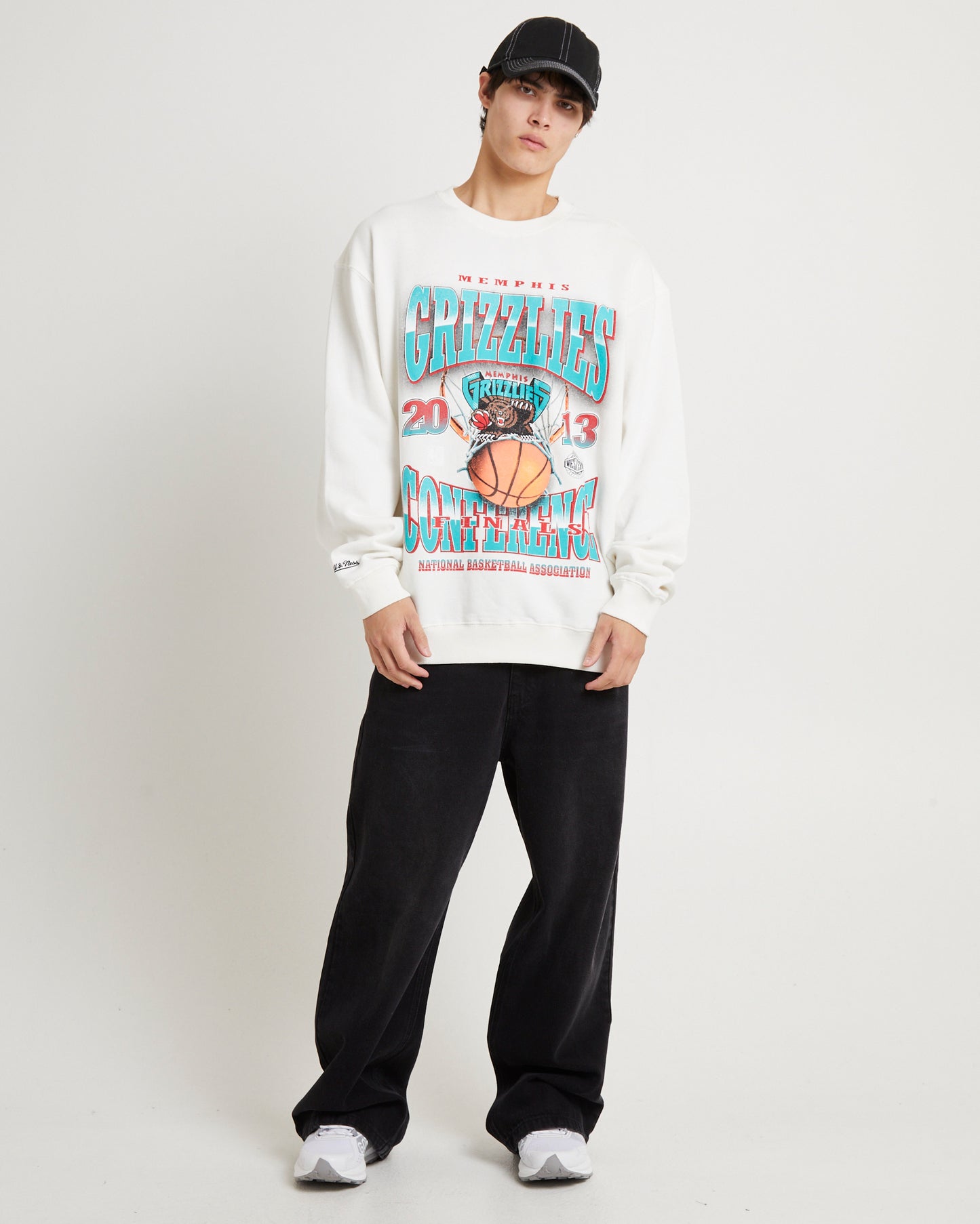 Tri 2.0 Grizzlies Crew Vintage White