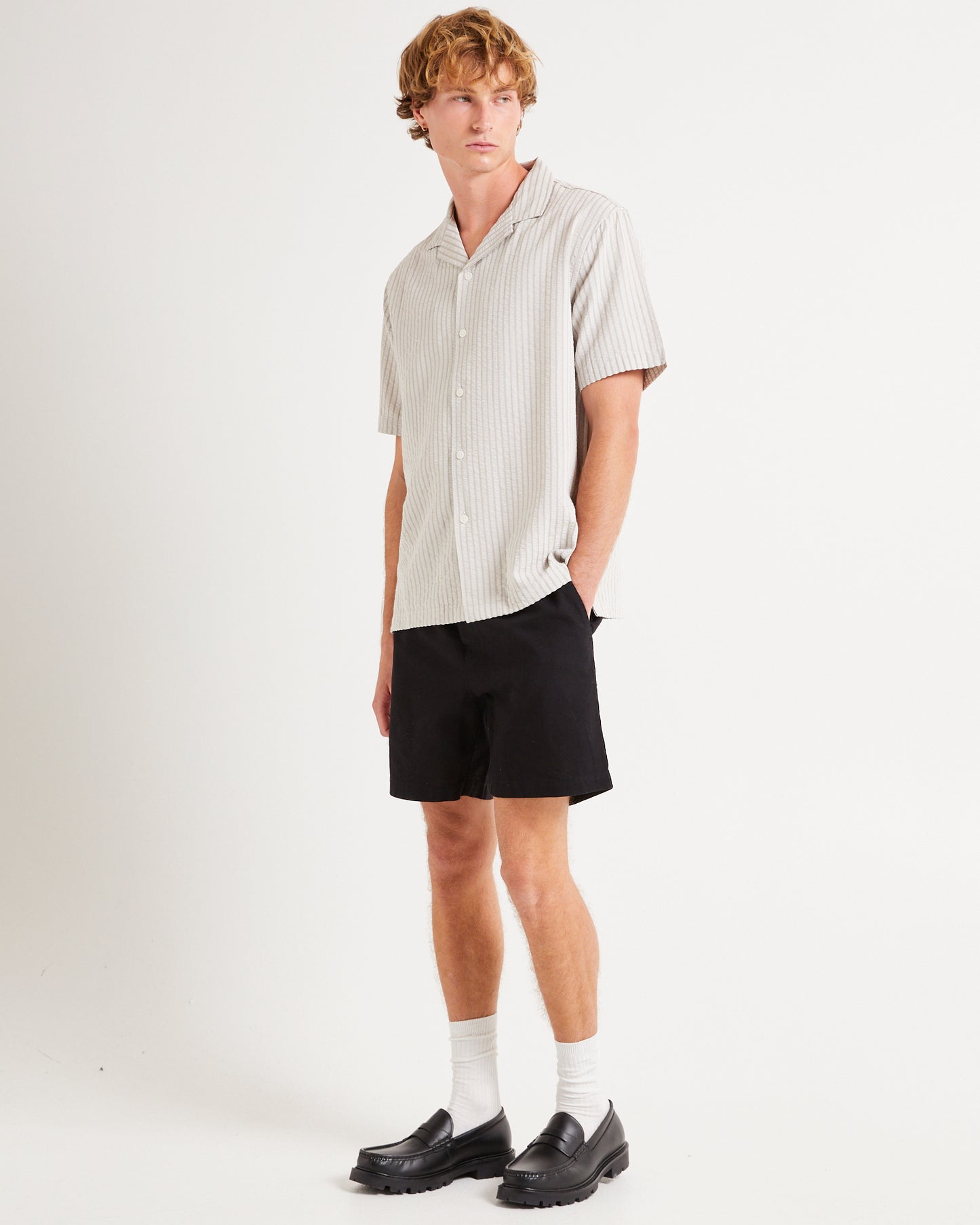 Ashton Seersucker Short Sleeve Resort Shirt