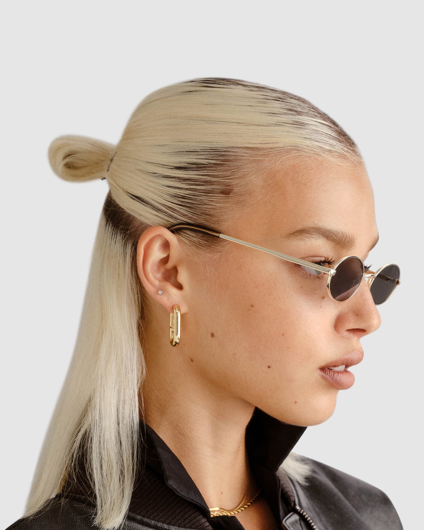 Love Train Sunglasses Bright Gold/Khaki Mono