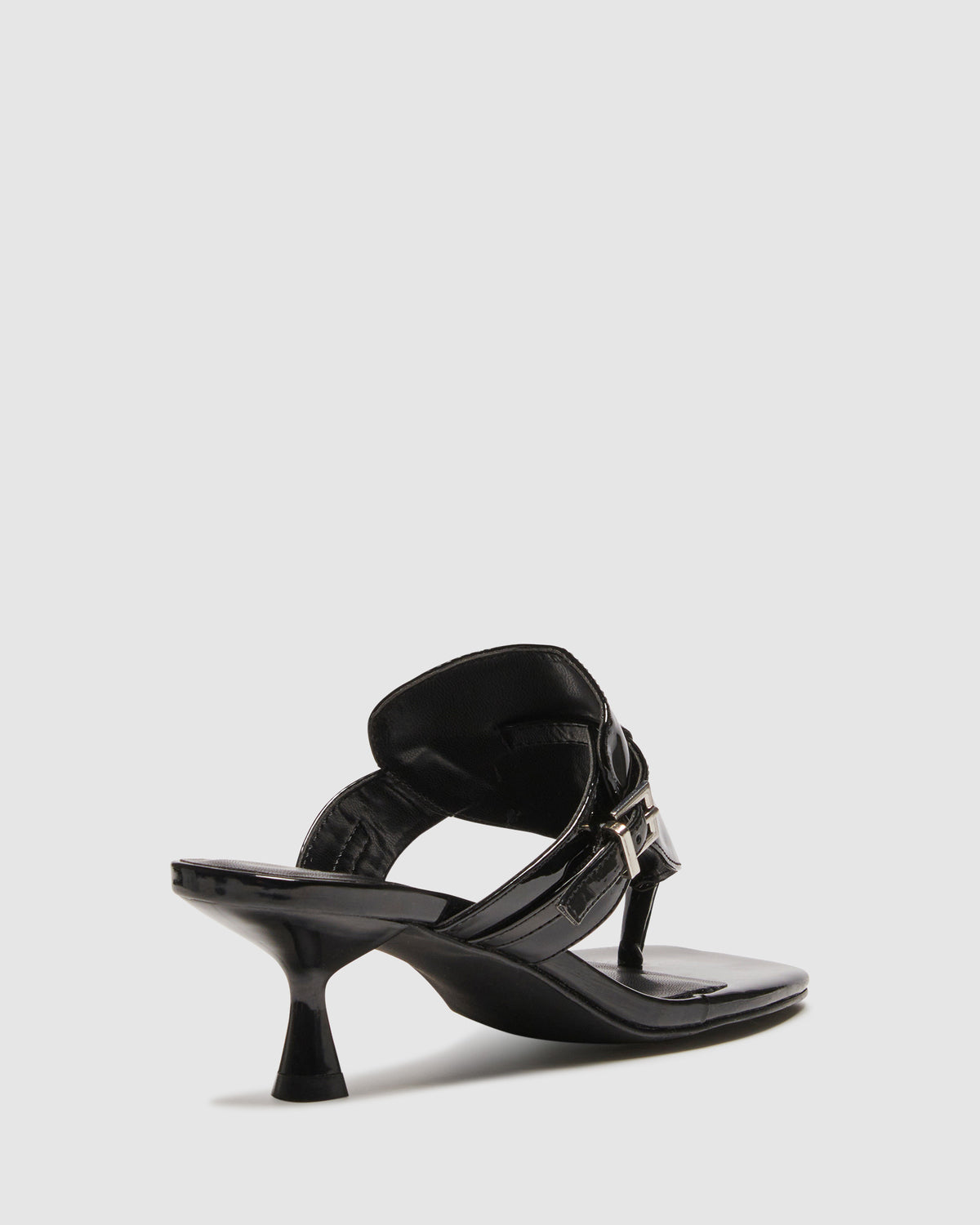 Locked Thong Heels BLACK