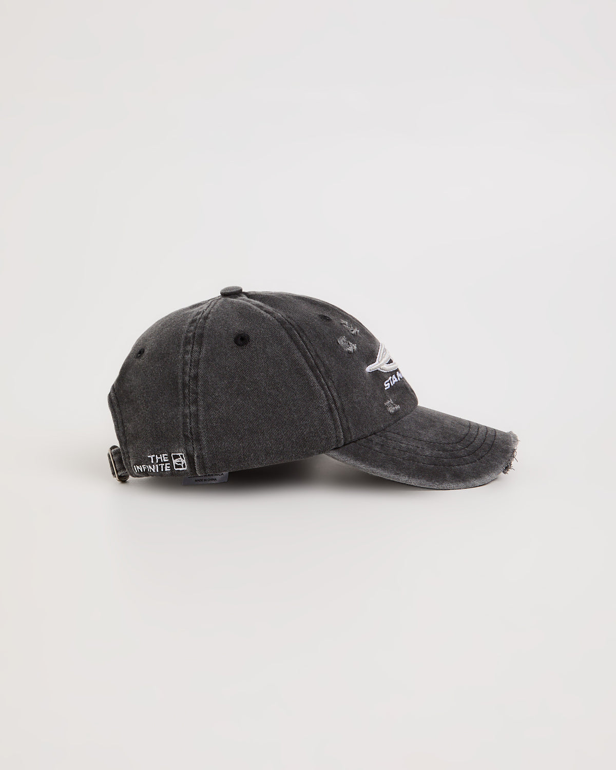 Voltron Distressed Cap BLACK