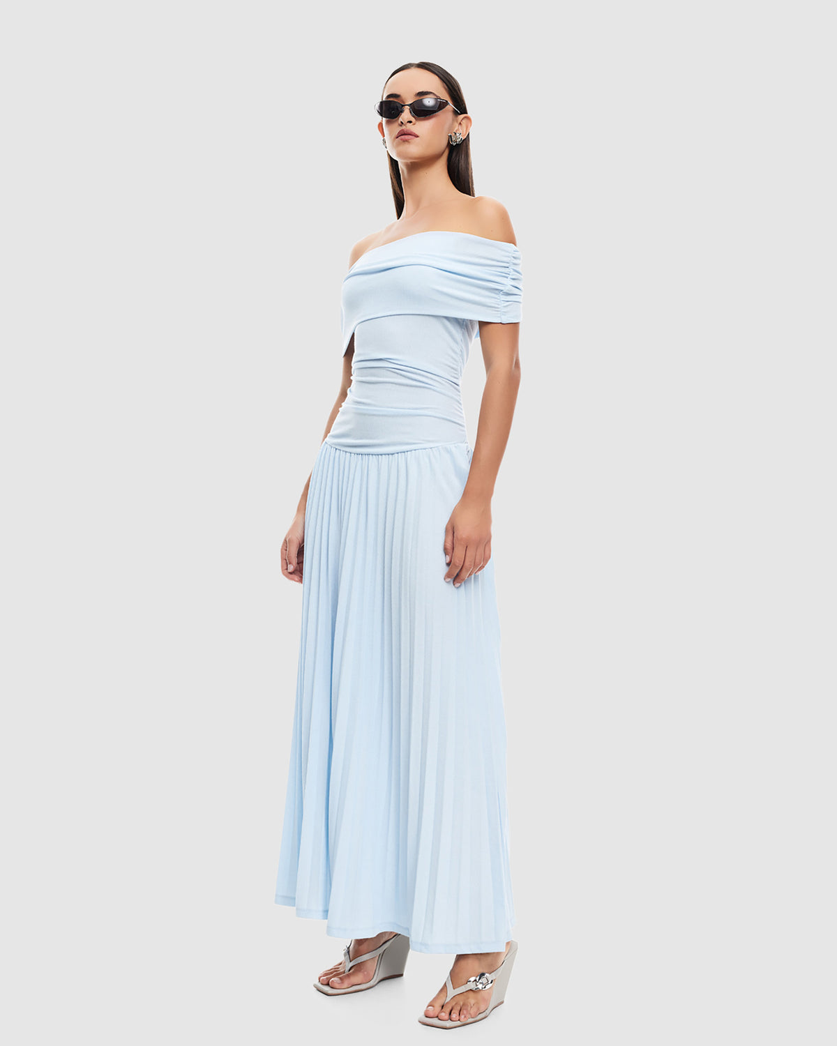 Field Of Dreams Maxi Dress SOFT BLUE