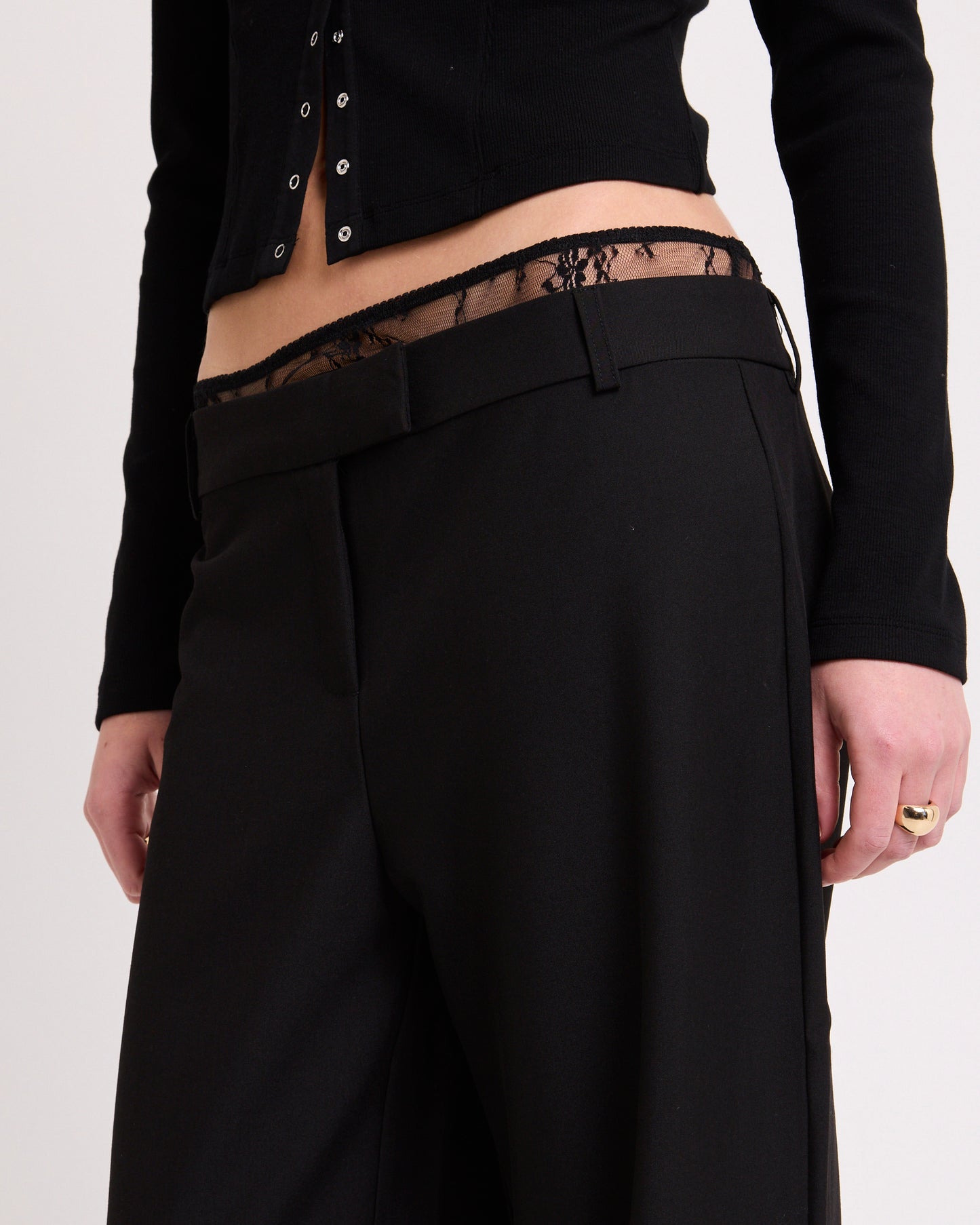 Kyra Lace Insert Pants