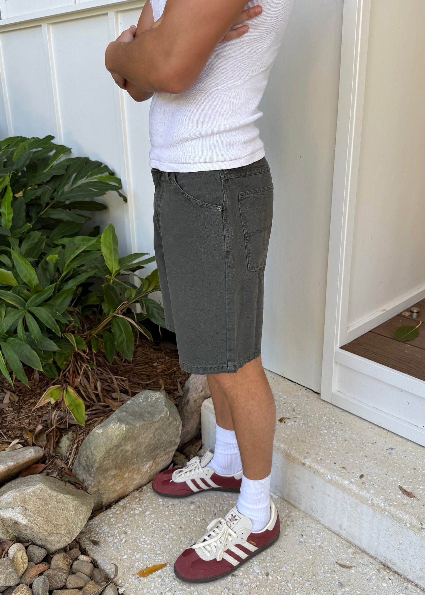 A5 Canvas Work Shorts