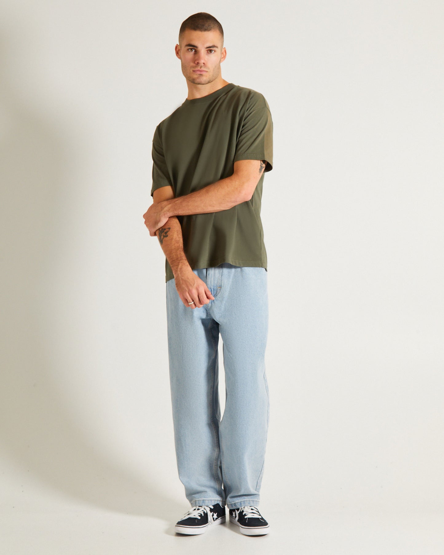 OG Skate Short Sleeve T-Shirt in Army Green