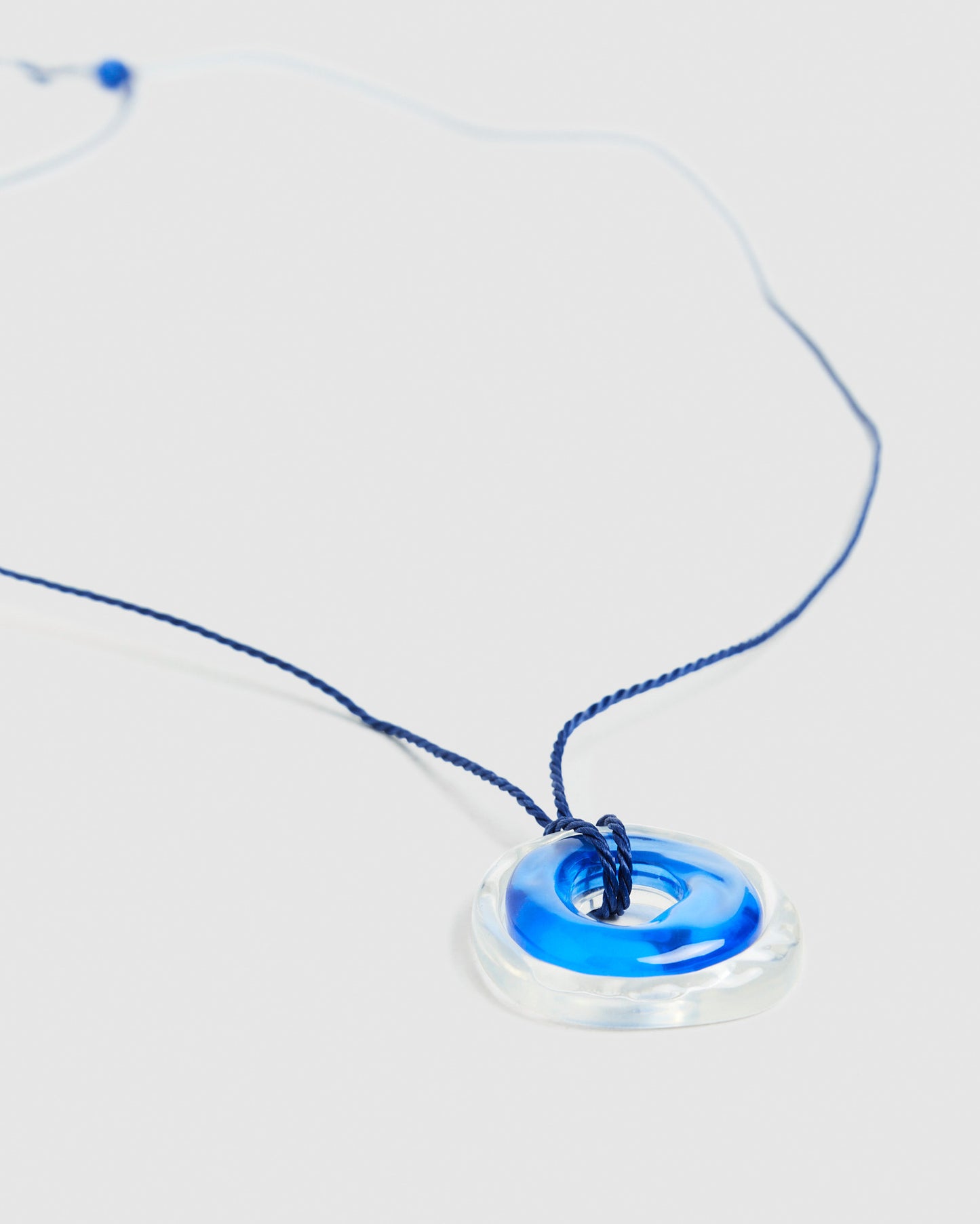 Tribal Statement Necklace Blue