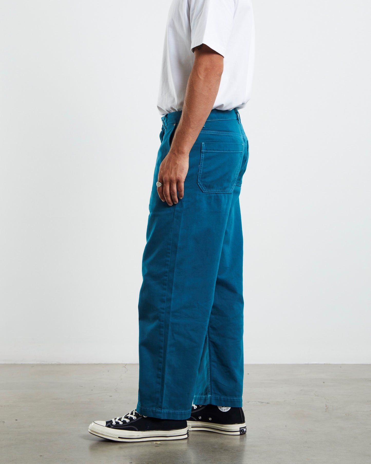 Pablo Loose Pants Azure Blue