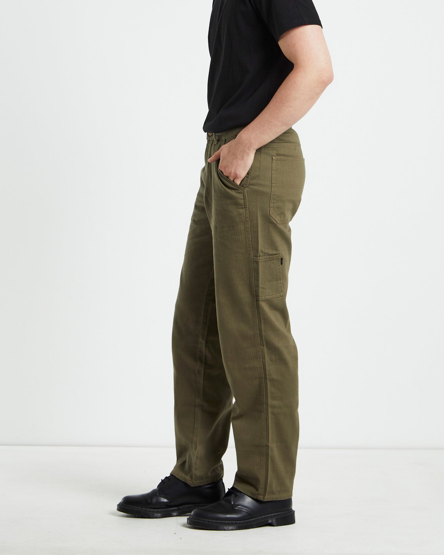 Distend VT Pant Herringbone Green