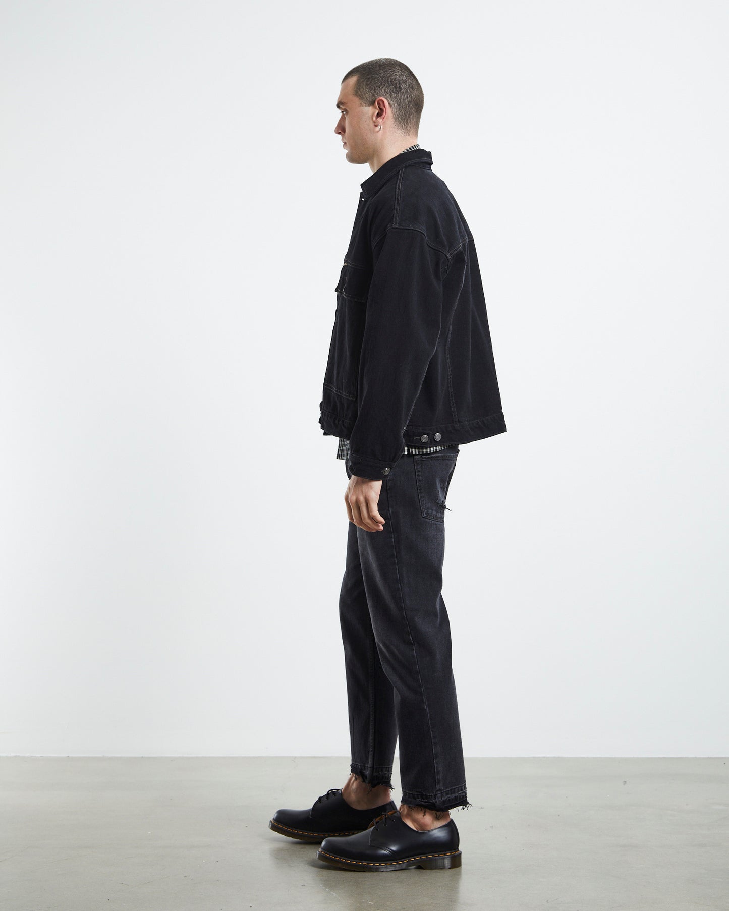 Aeon Trucker Jacket Black