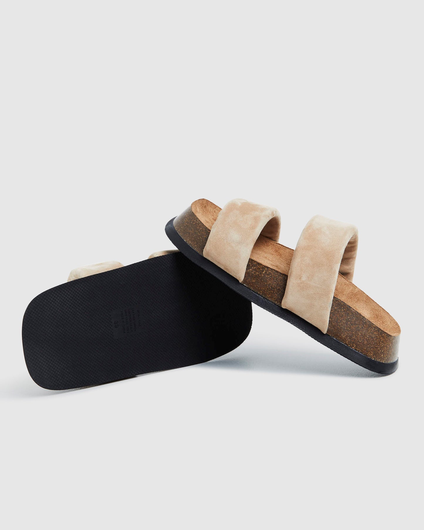 Darcie Sandals Natural Suede
