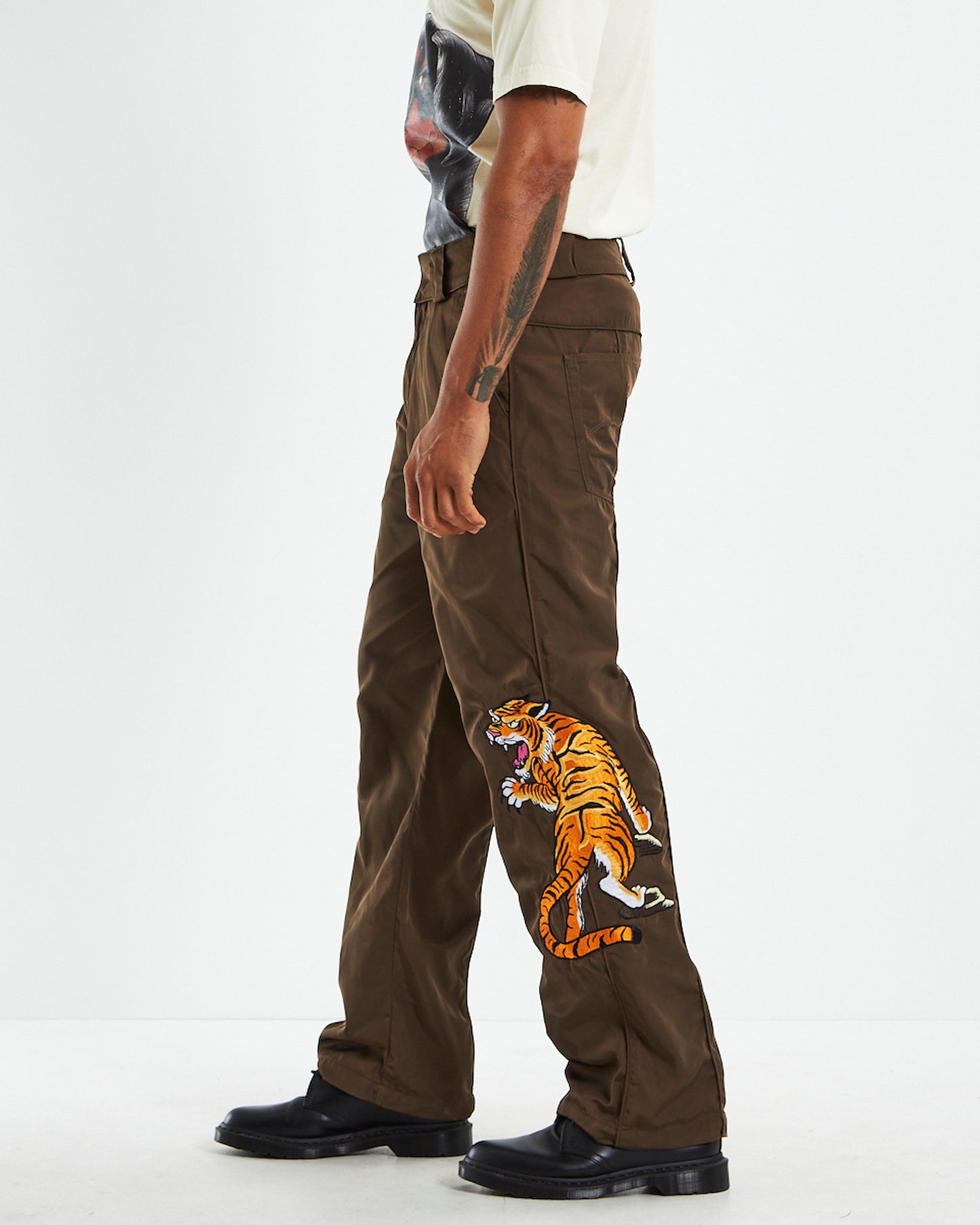 Man Eater Flight Pants Brown
