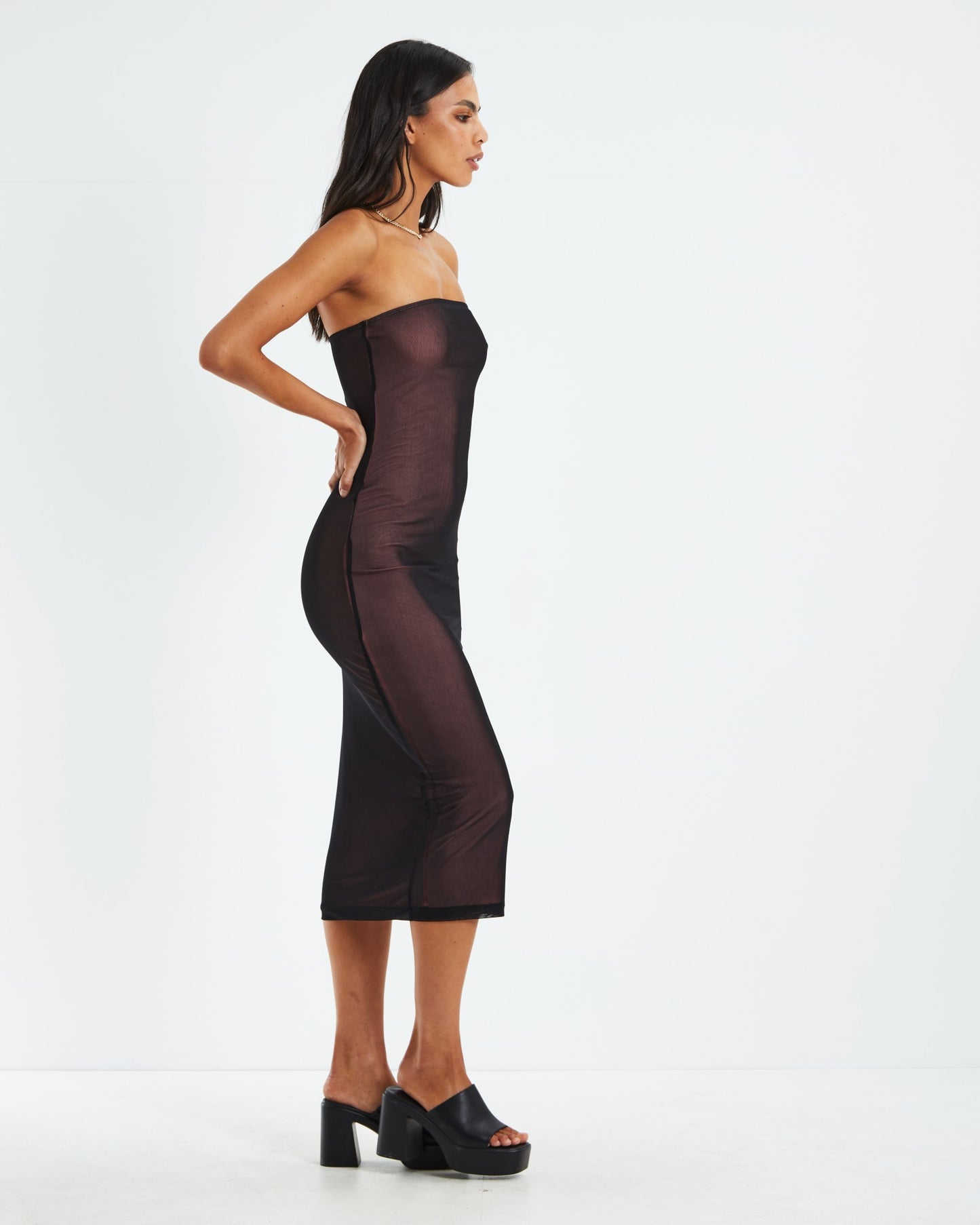 Rosbandi Dress Black/Pink