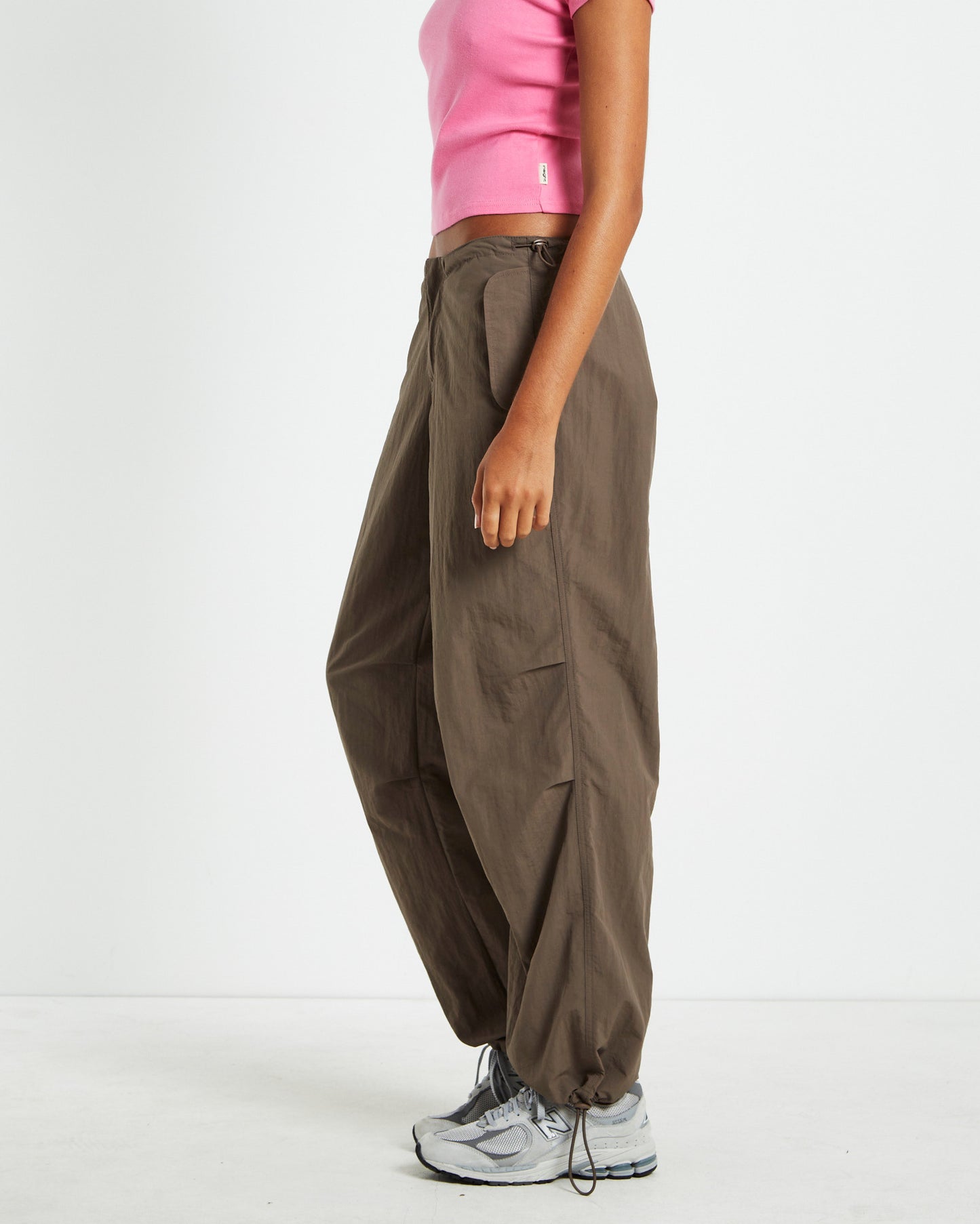 Luna Baggy Cargo Pants Brown