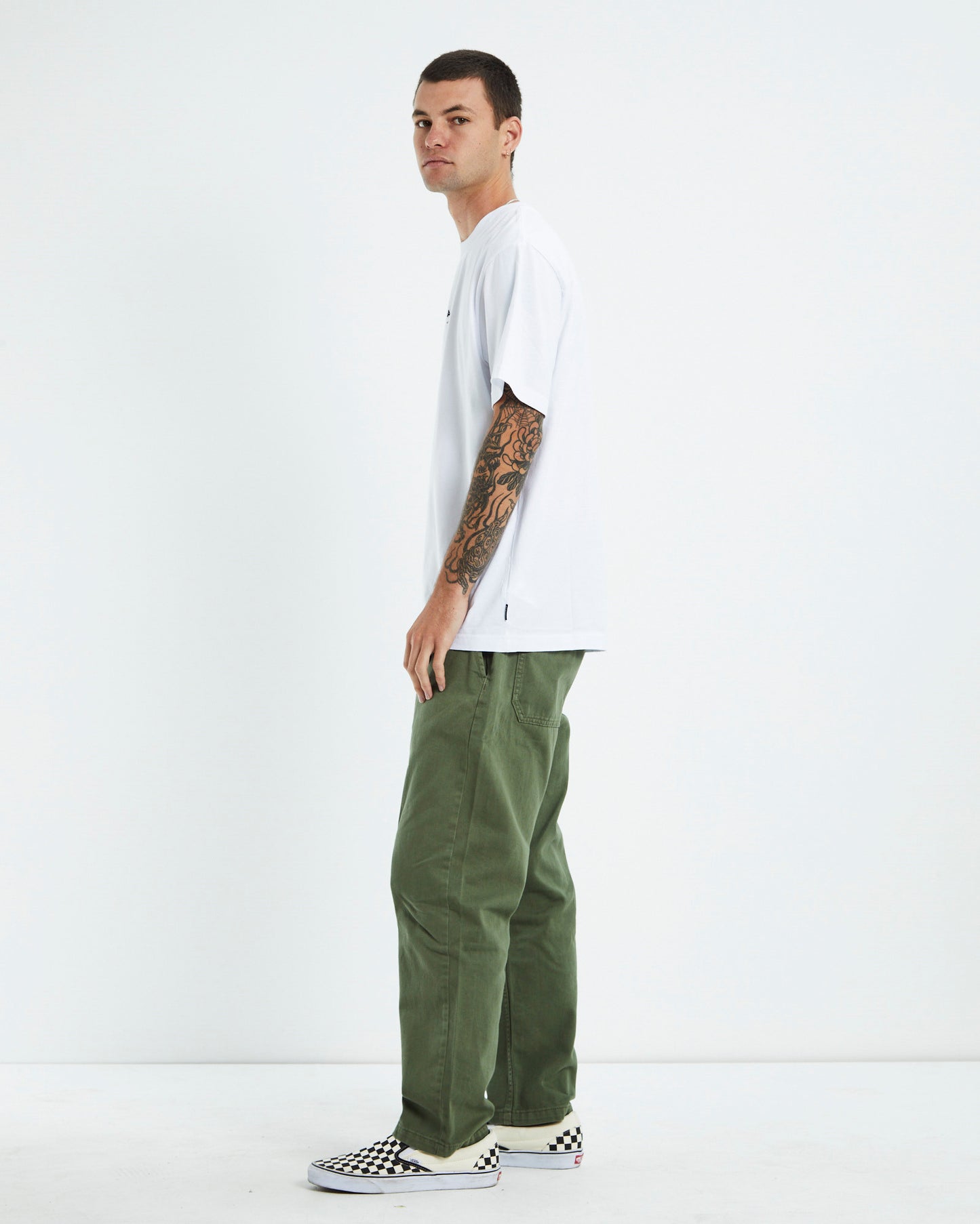 Calico Fit Short Sleeve T-Shirt White