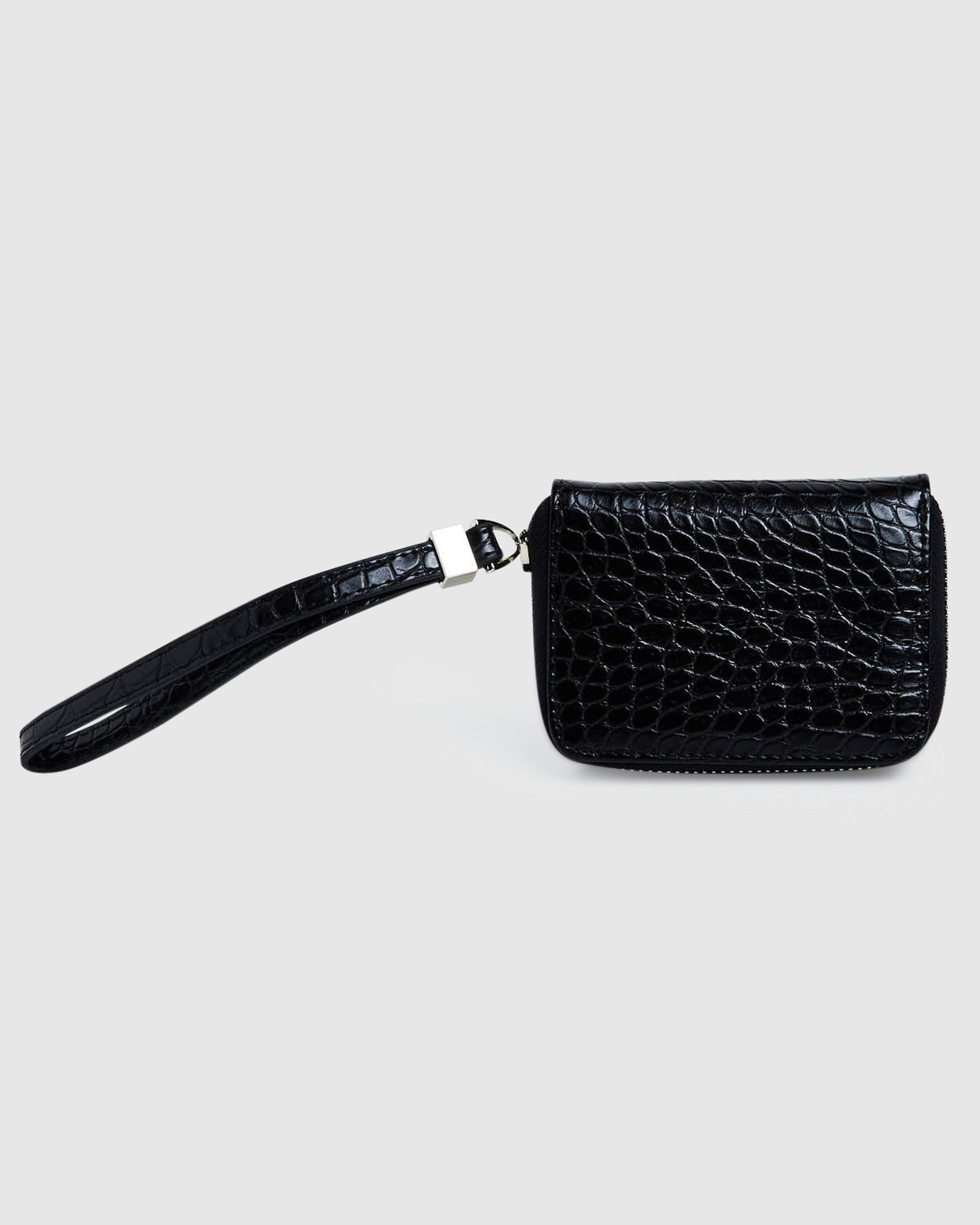 Beckett Wallet Black Croc
