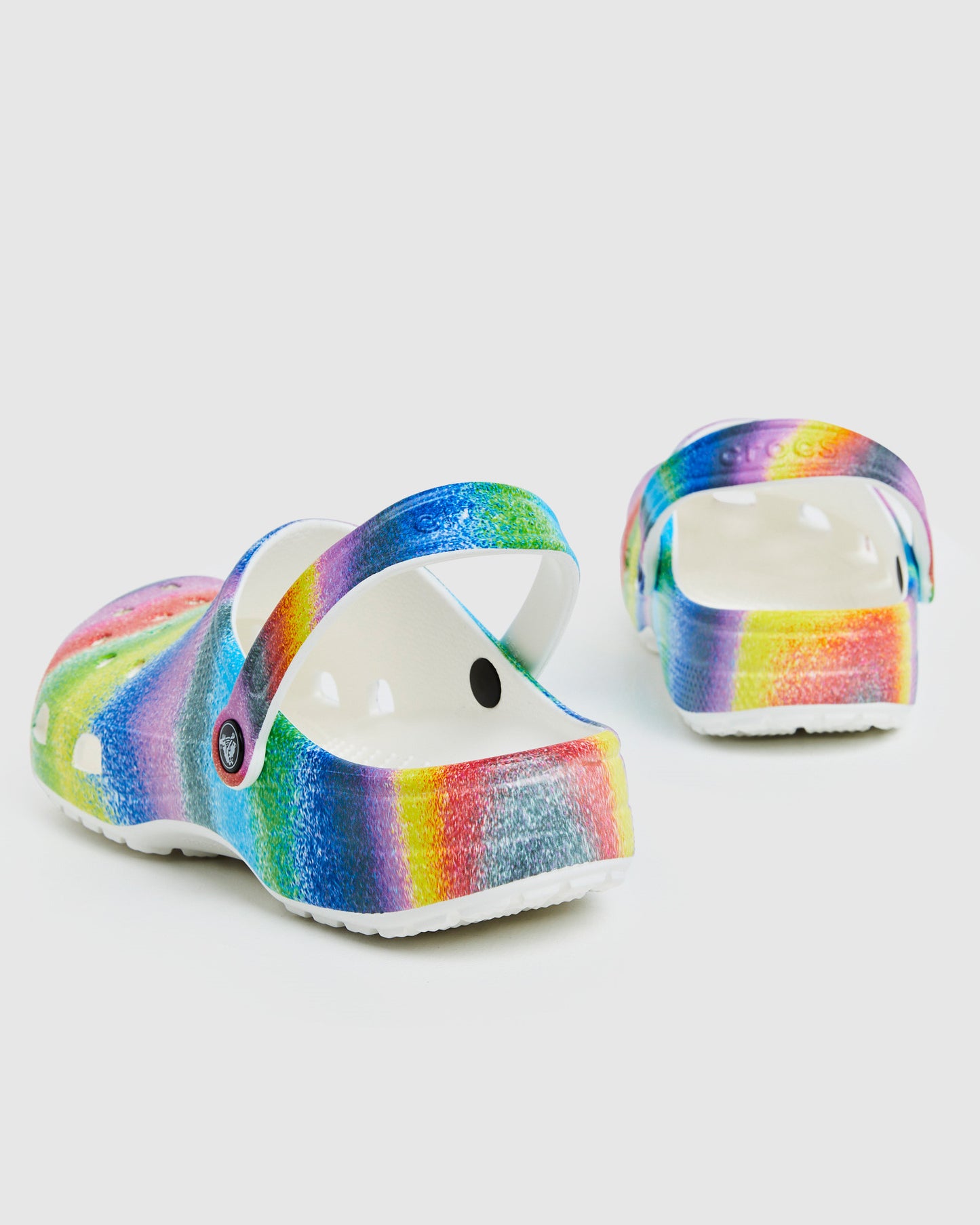 Classic Spray Dye Clogs White/Multi