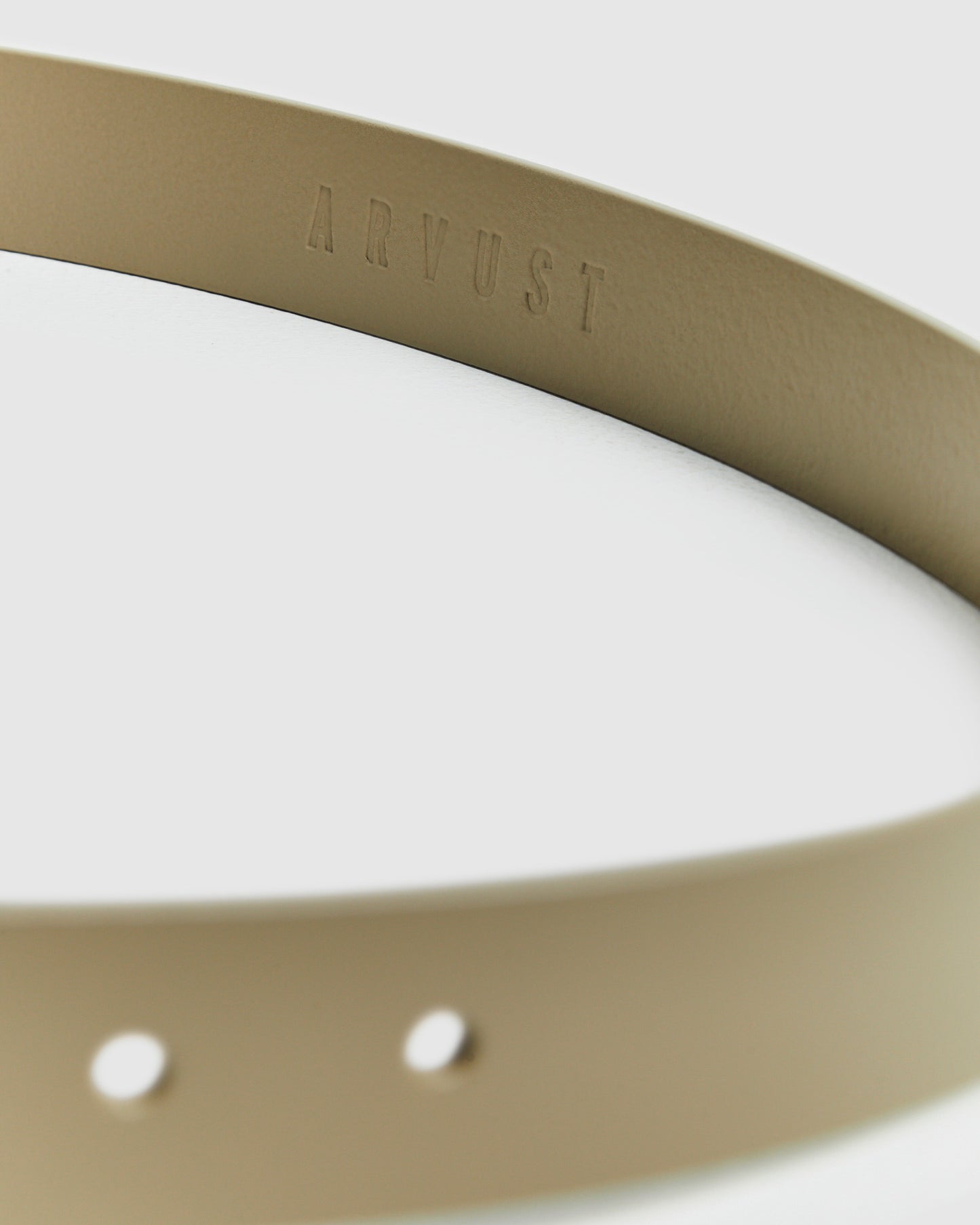 Everyday Leather Belt Beige