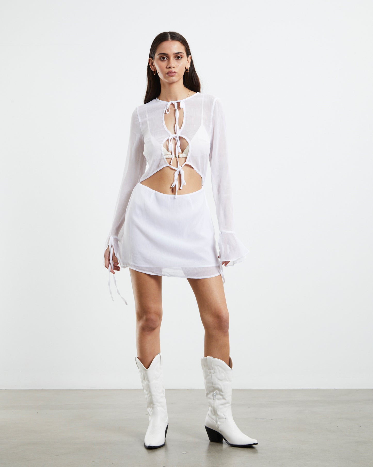 Riviera Dress White
