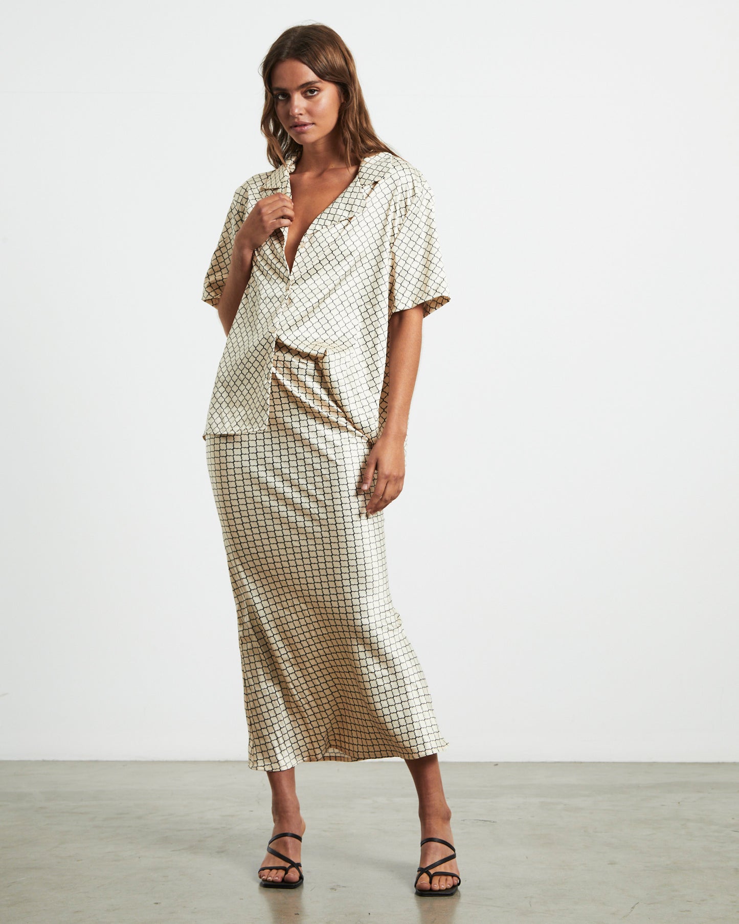 Phoenix Skirt Geo Print