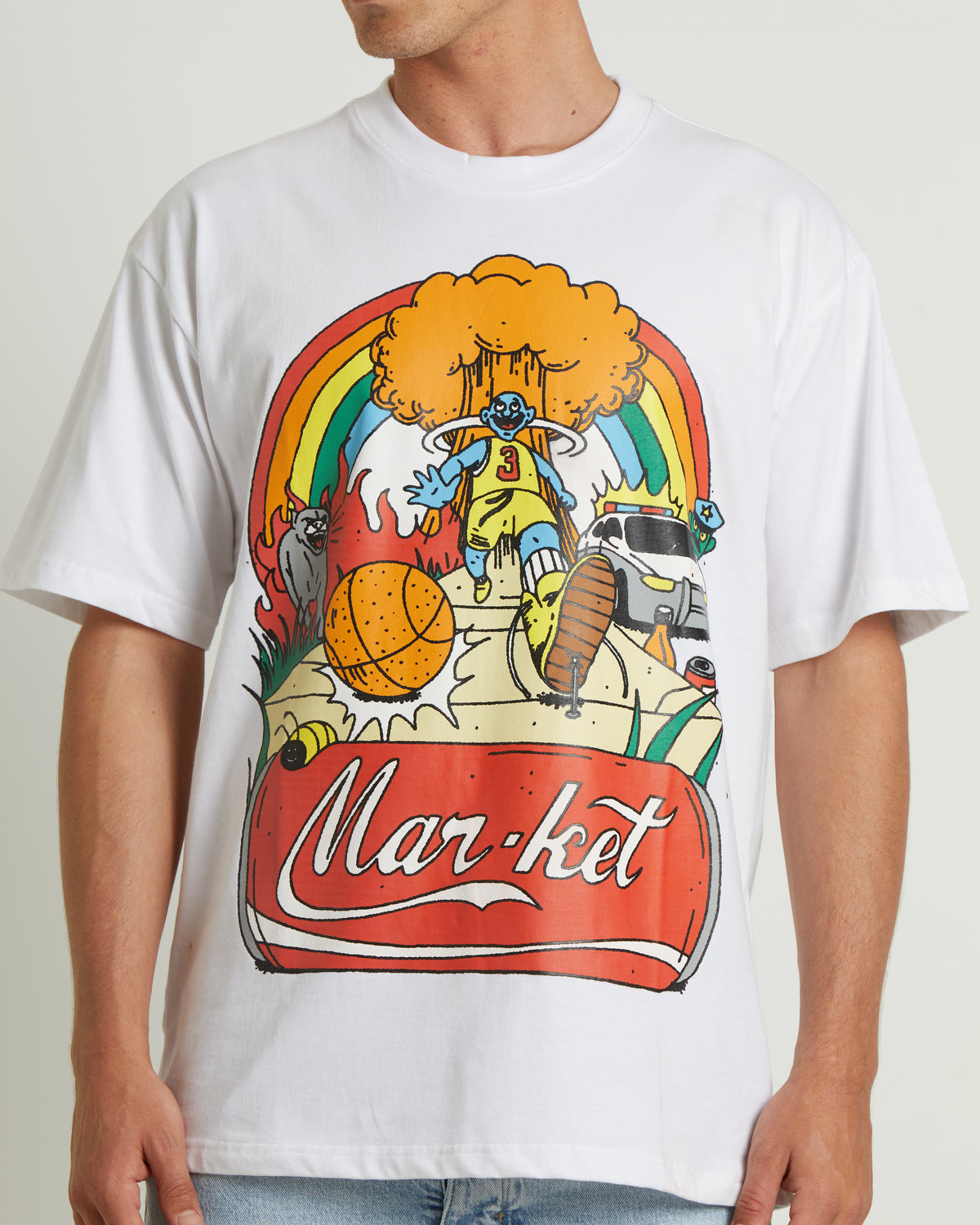 Good Day Short Sleeve T-Shirt in Cloud White CLOUD