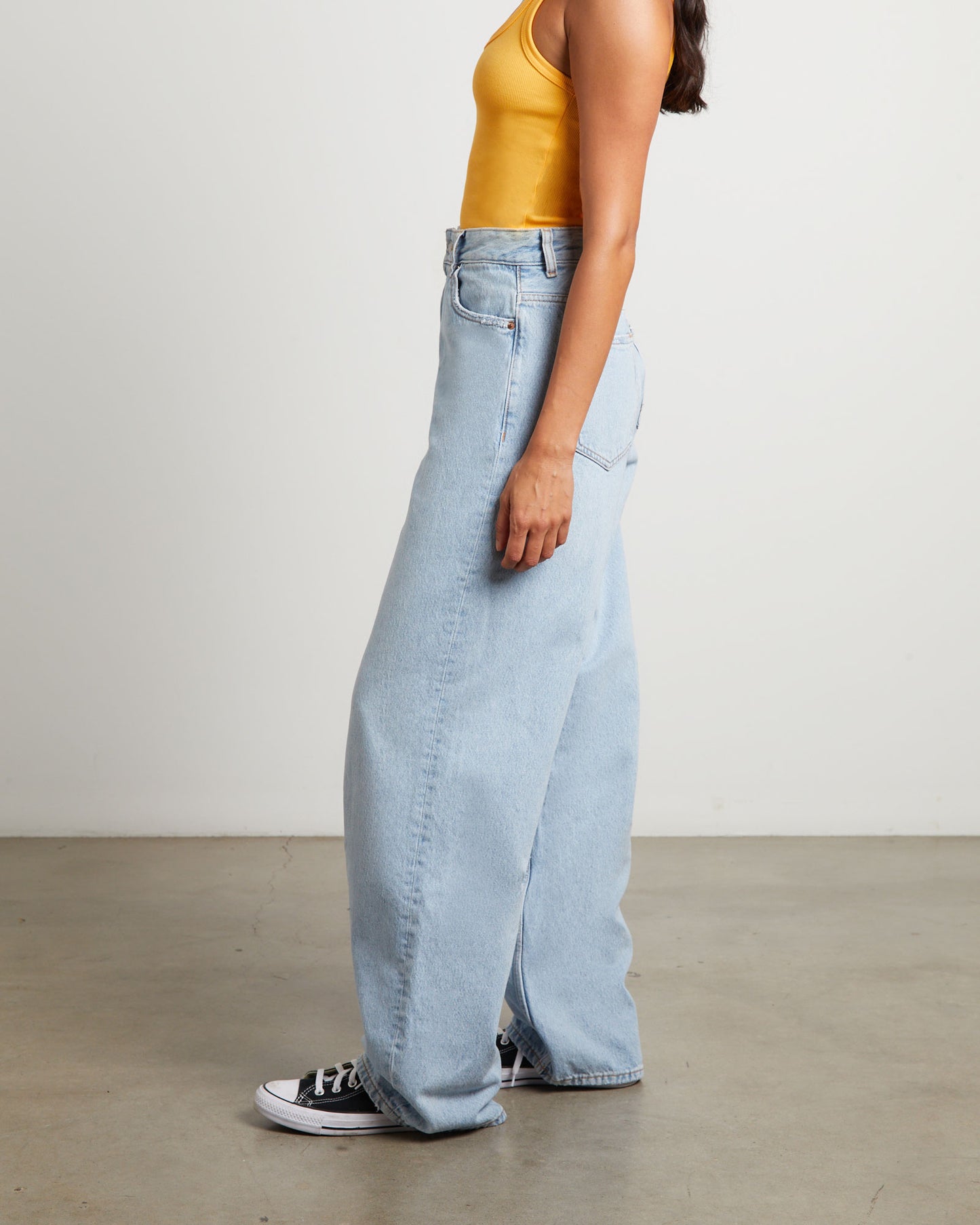 Donna Denim Jeans Stream Light Worn