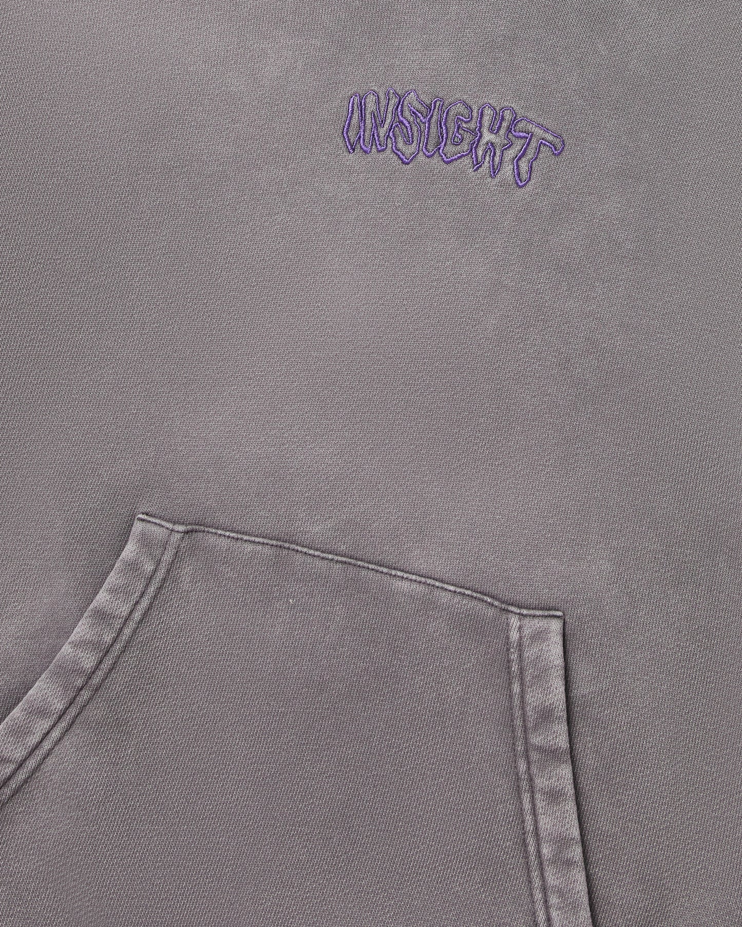 Teen Girls Fleece Hoodie in Grey